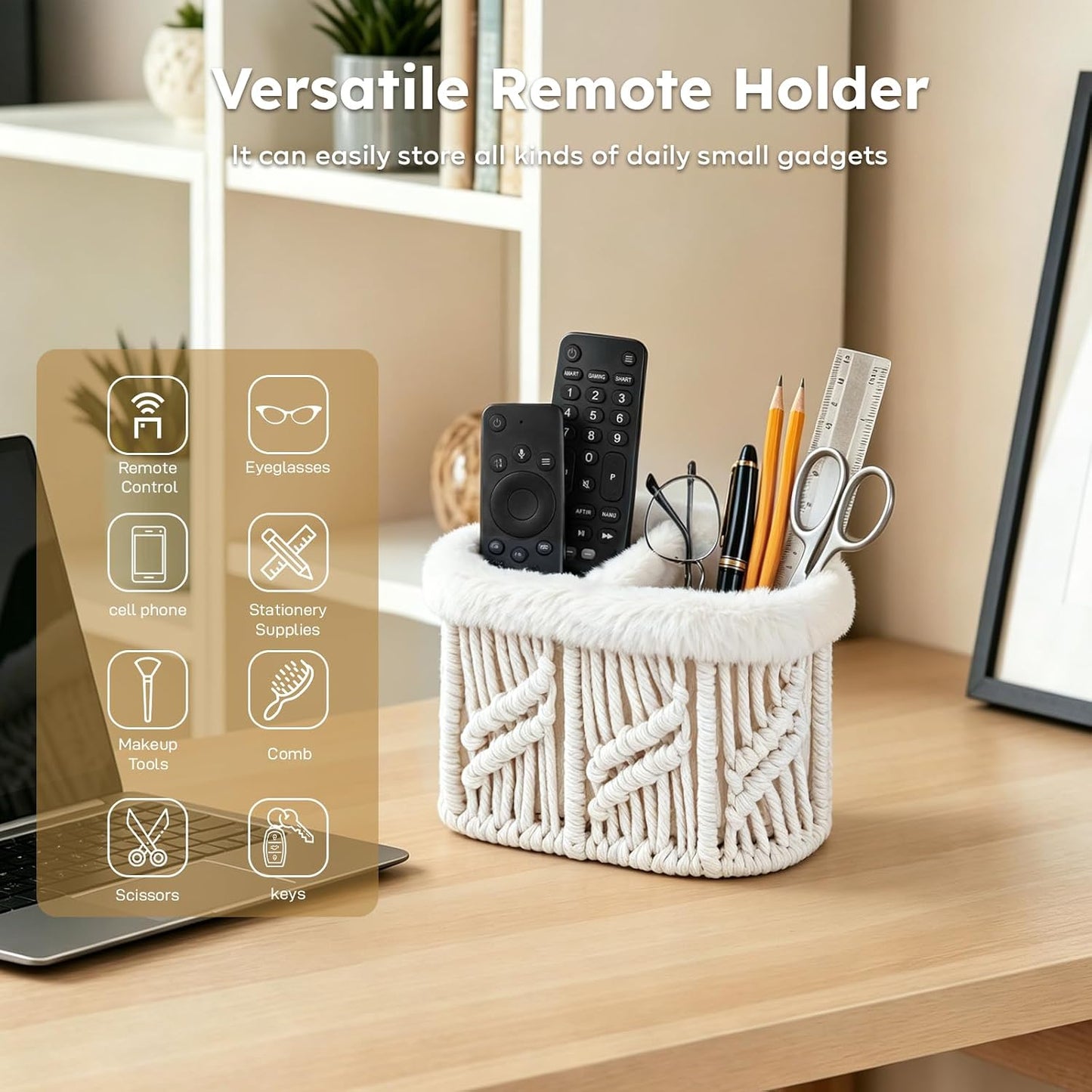 Remote Control Holder / Beige