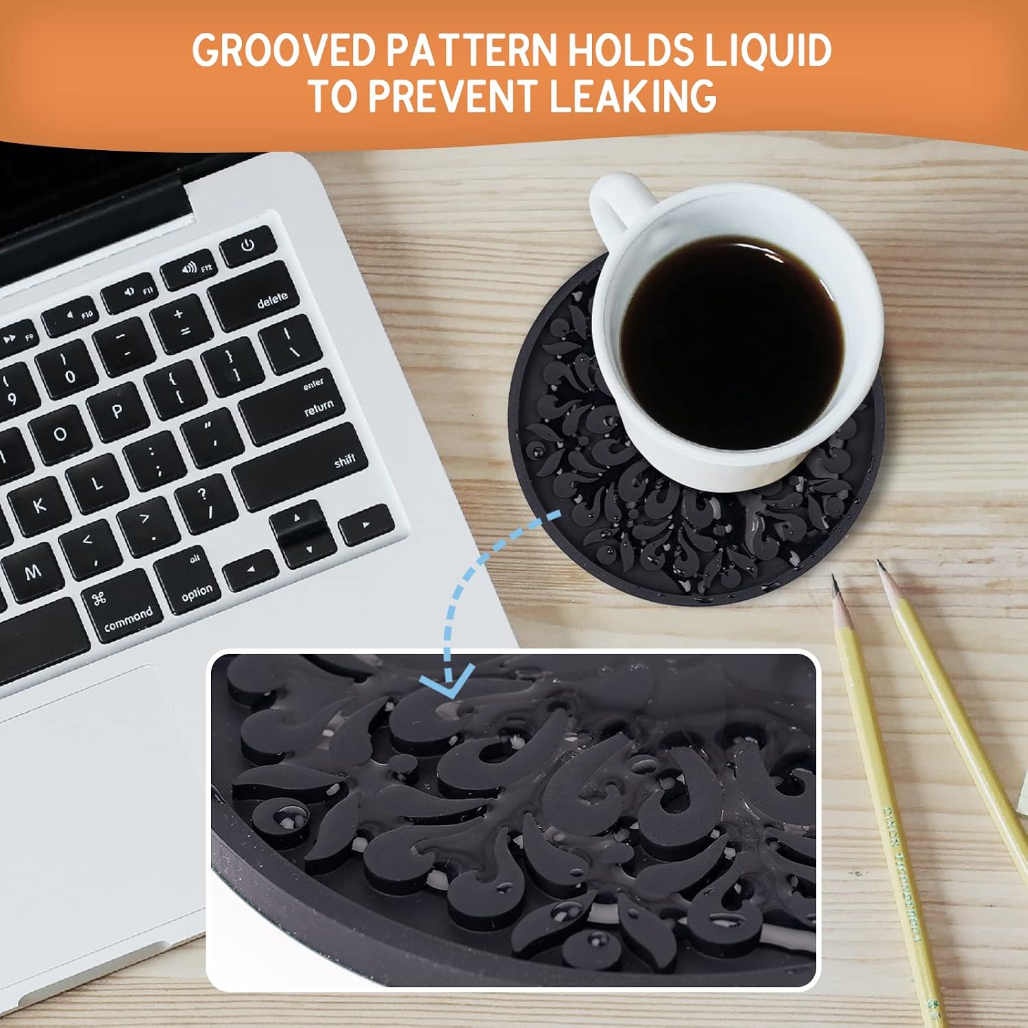 Holder / Boho Coasters for Drinks / Set of 8