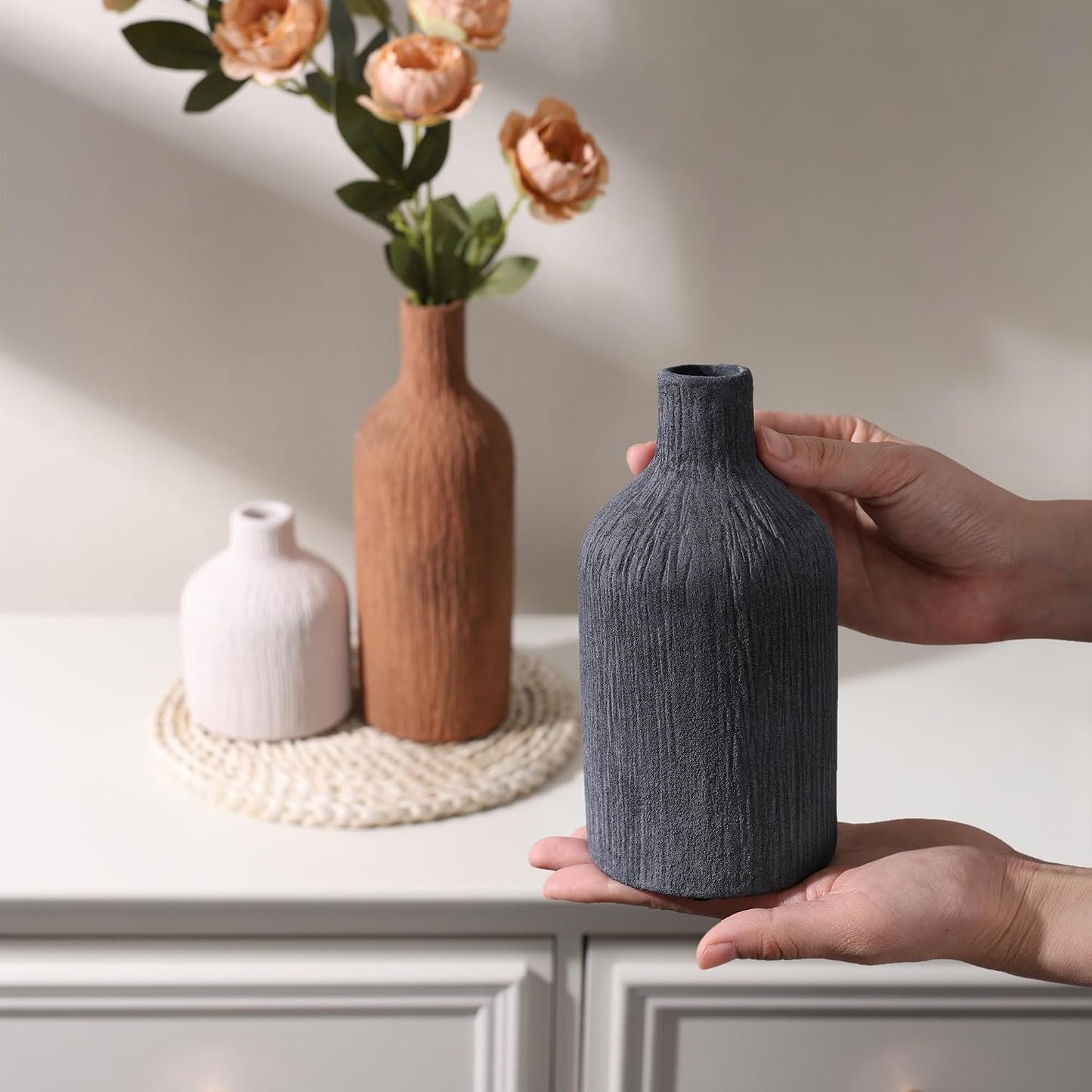 Ceramic Vase Set / G / Set of 3