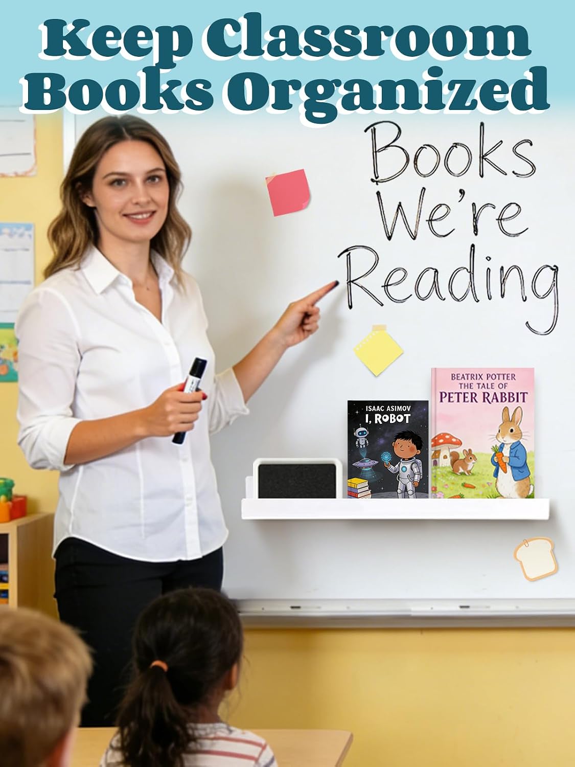 Acrylic Magnetic Book Shelf for Whiteboard