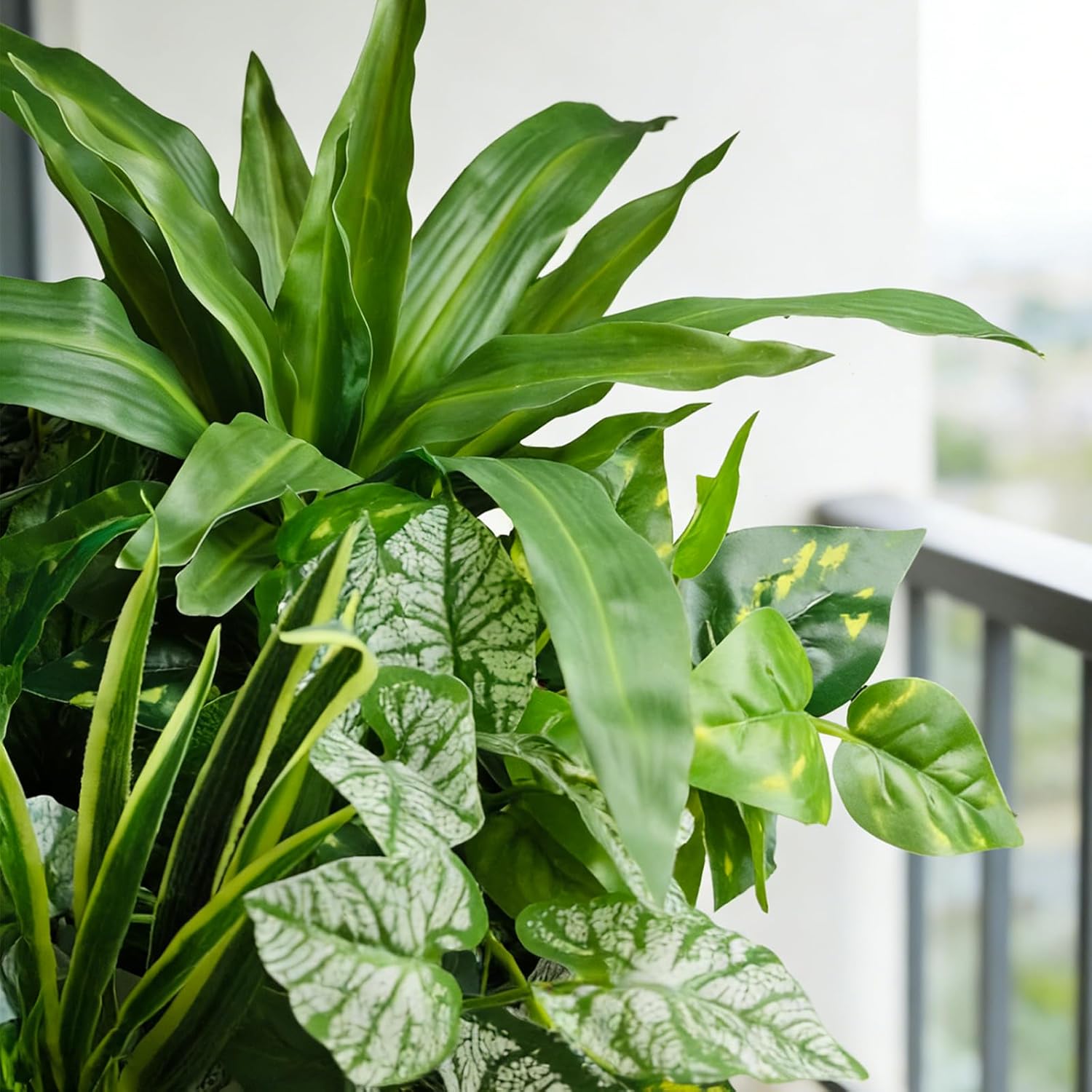Artificial Plants / Green Plants / Set of 9
