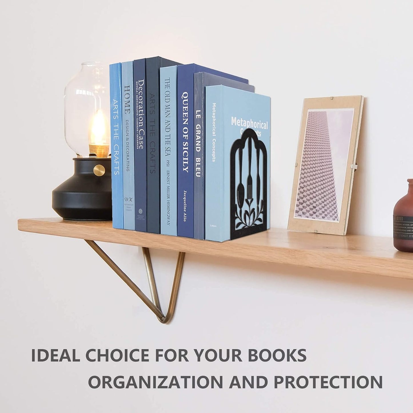 Metal Bookend / Book Ends / Kitchen2