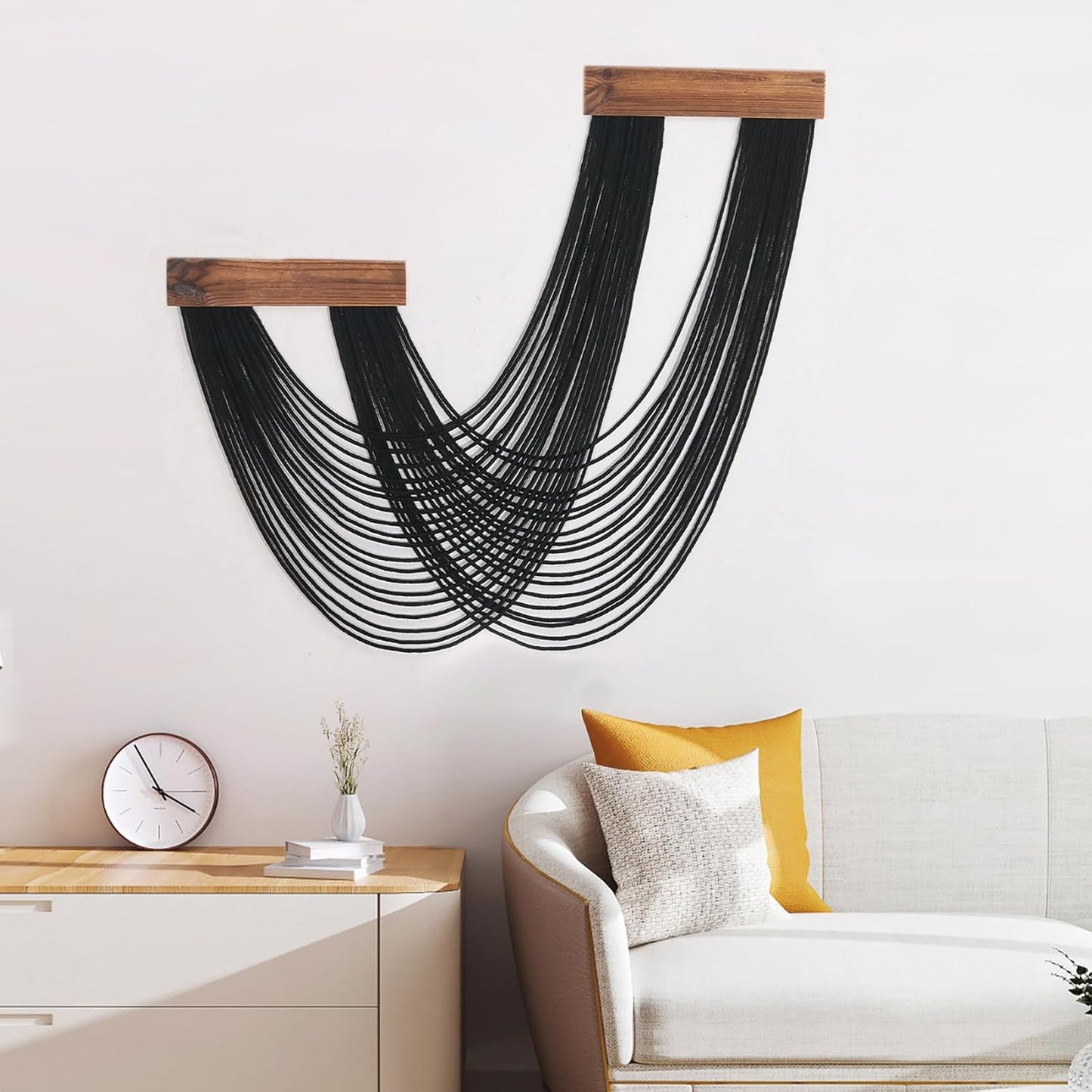 Macrame Wall Hanging / Black