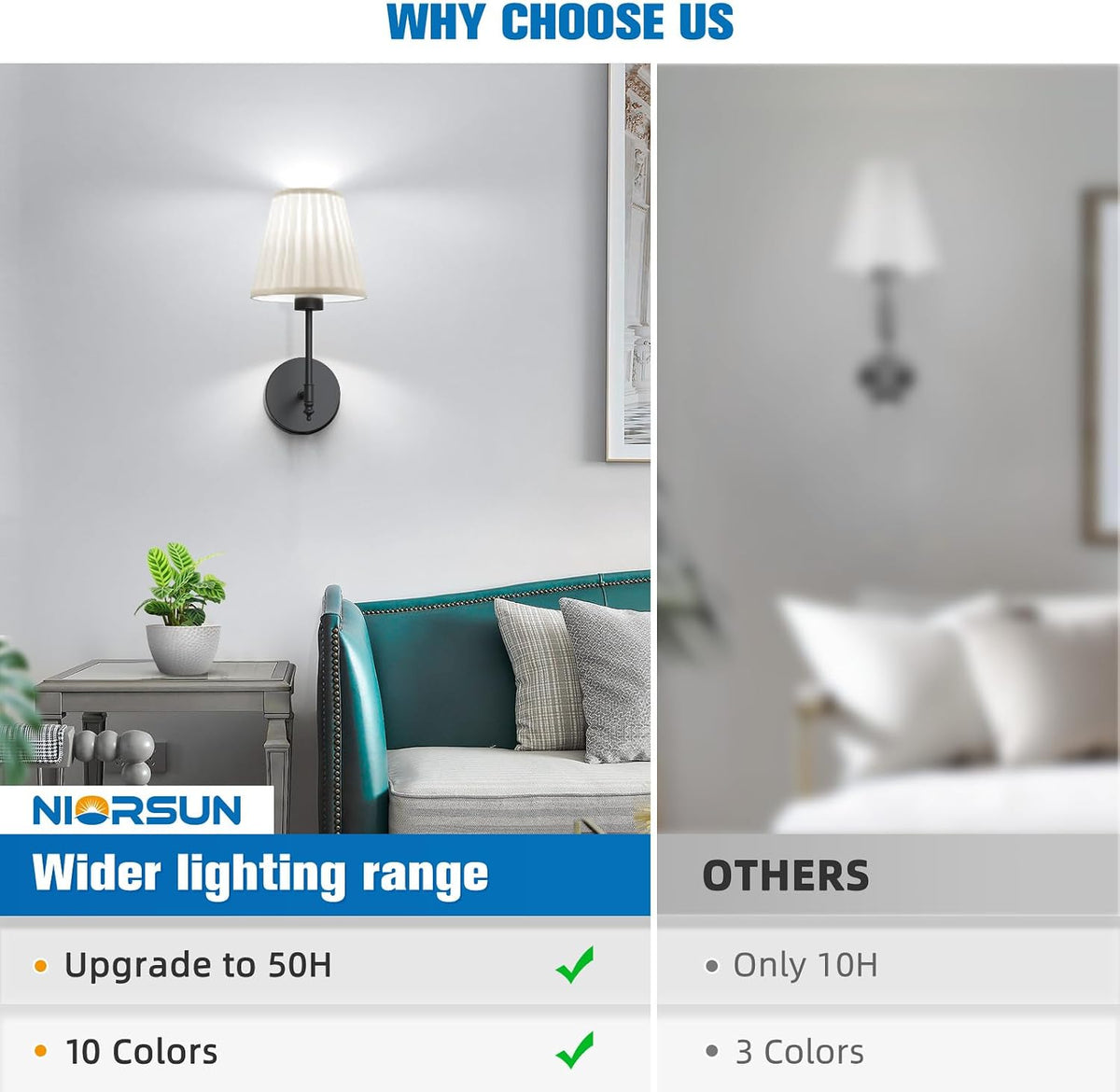 14.5 inch Battery Operated Wall Sconce Set of 2,Beige-Black Rechargeable Wall Lights with 10400mAh Dimmable Bulbs and