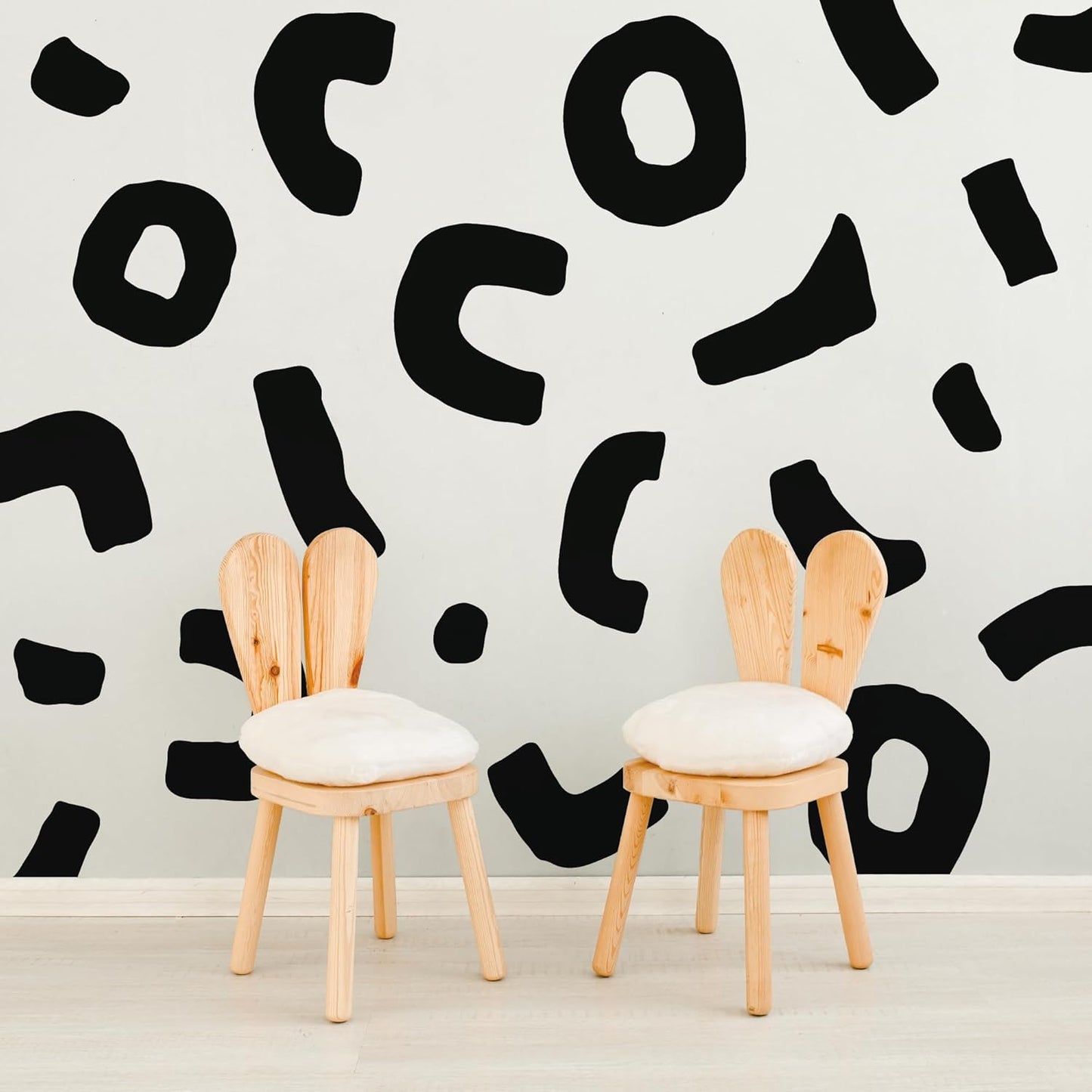 Modern Irregular Shapes Decals / Abstract