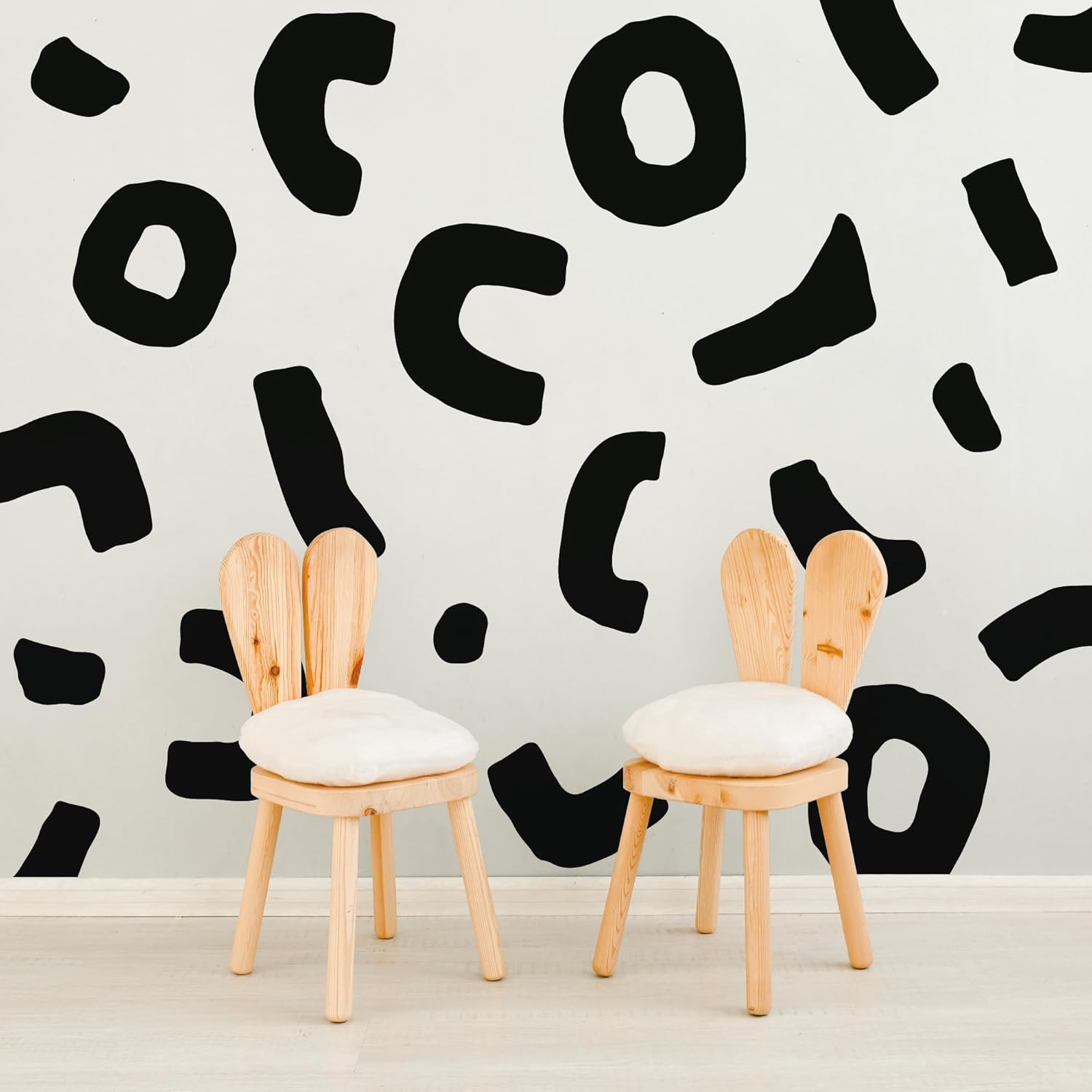 Modern Irregular Shapes Decals / Abstract