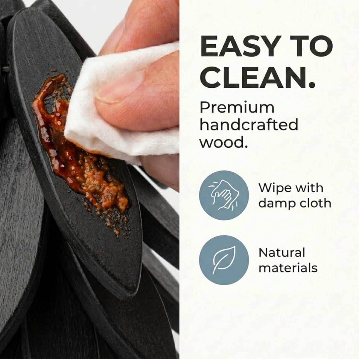 Tree Shaped Wooden Trivets for Hot Dishes, Pots & Pans - Hot Pads | Heat-resistant countertop protection, compact