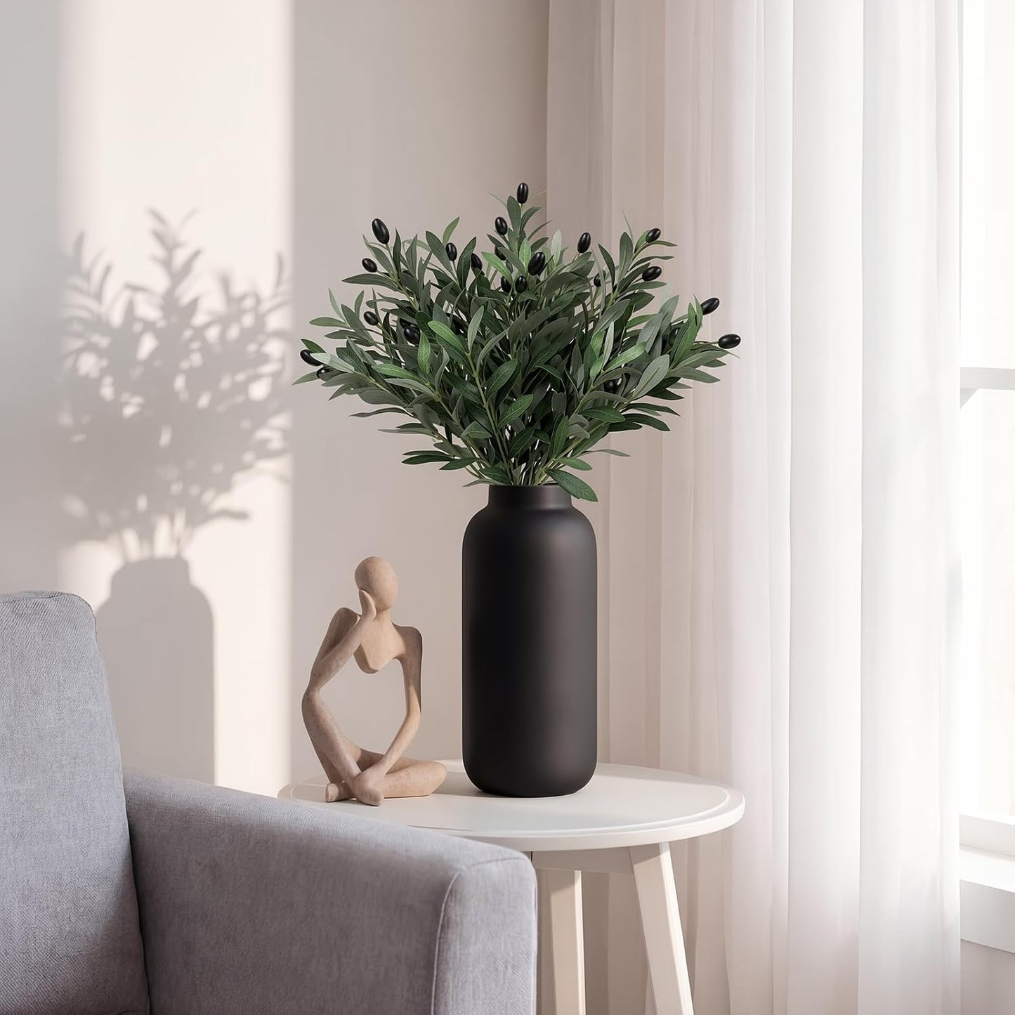 Artificial Olive Branches / 17 Inch / Set of 5