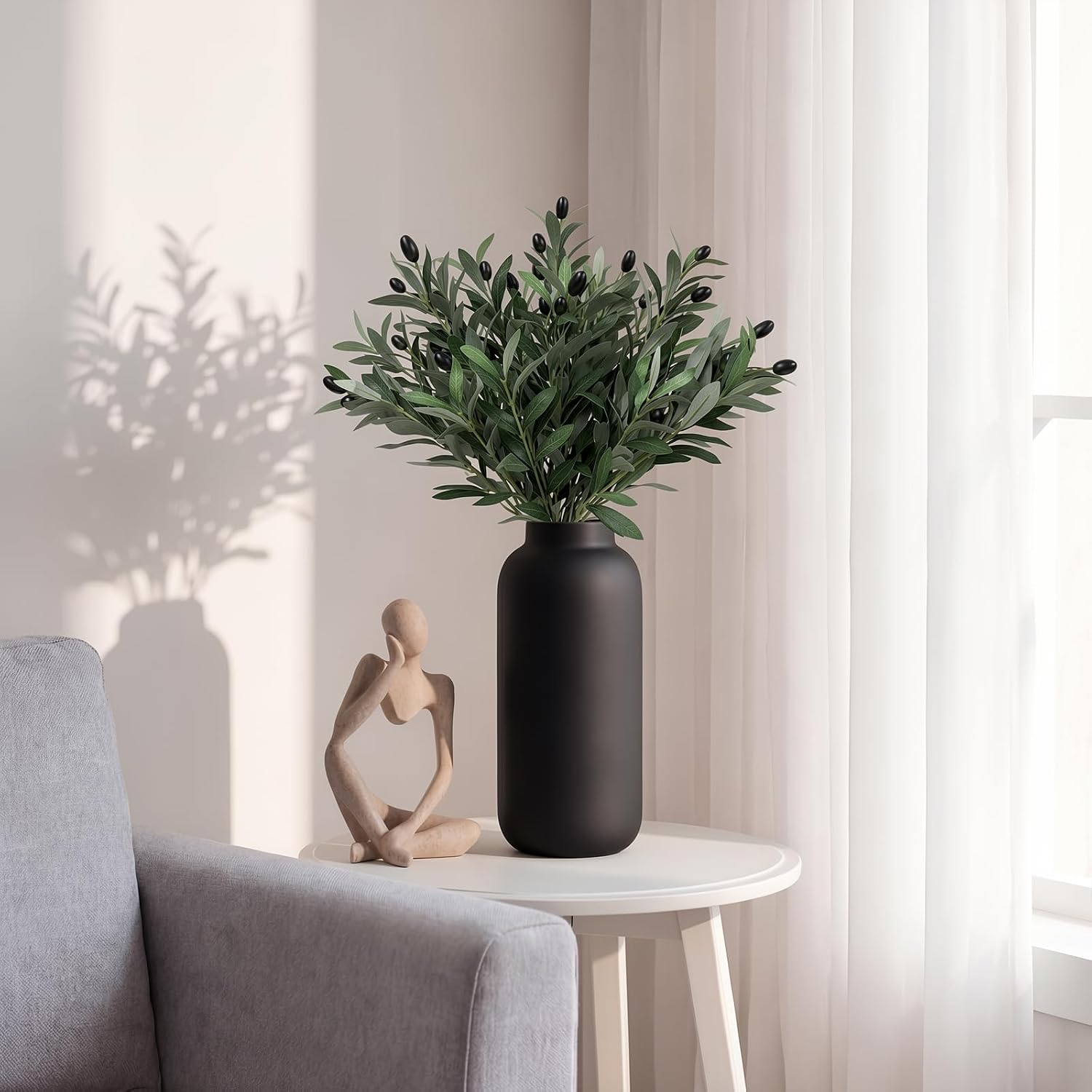 Artificial Olive Branches / 17 Inch / Set of 5