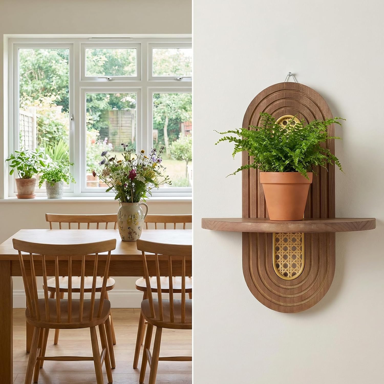Boho Floating Shelves / 14.5 x 11.8 / Set of 2