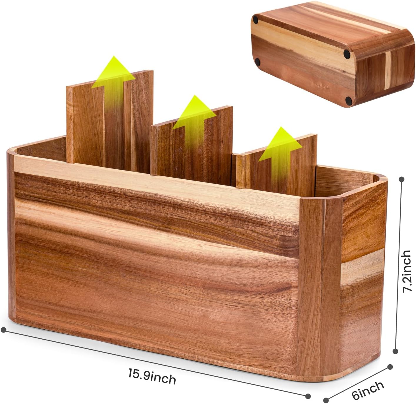 WDT Tool Utensil holder for Kitchen Counter - Large Kitchen Utensil Holder Organizer for Counter or Countertop, Large