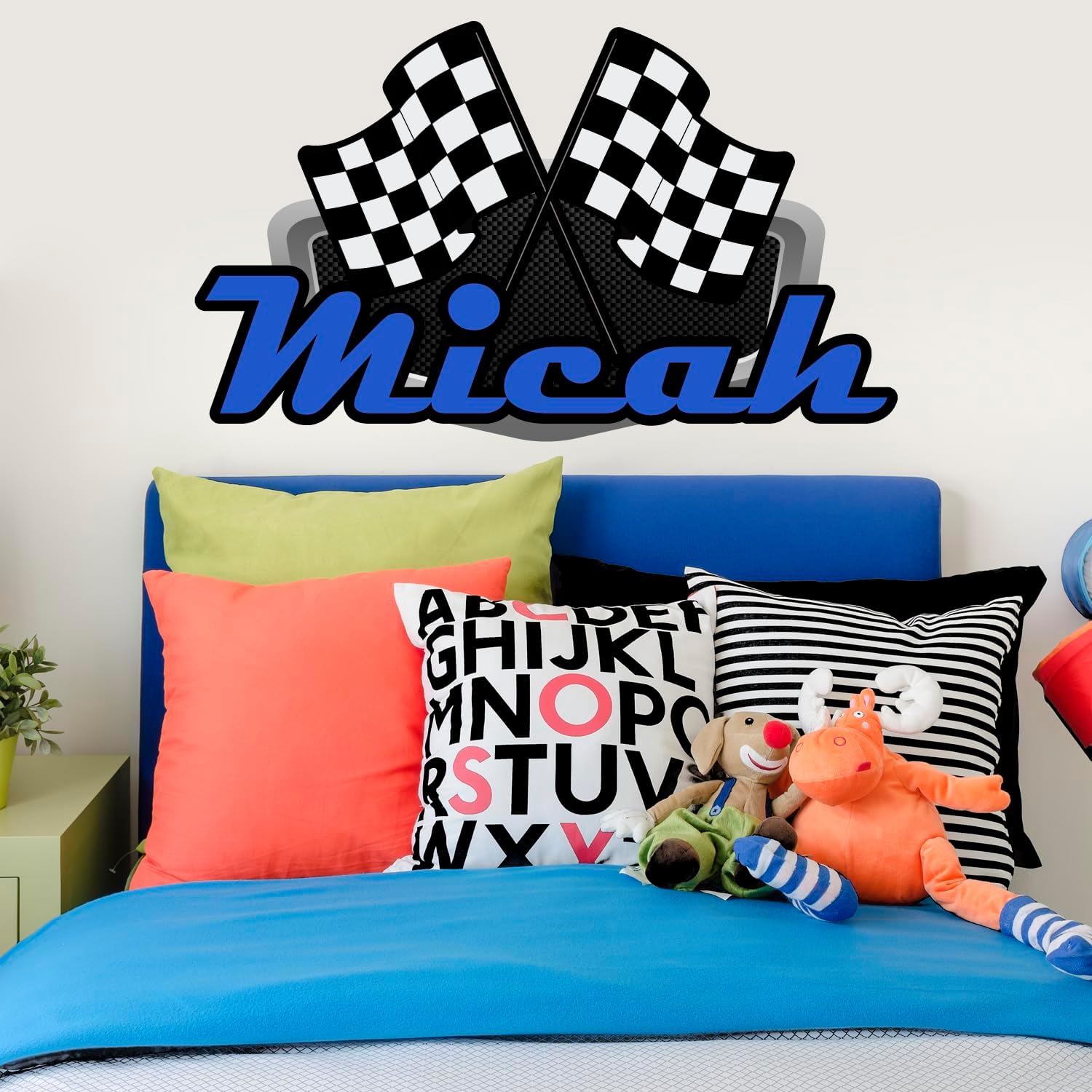 Racing Wall Decal Sticker Art