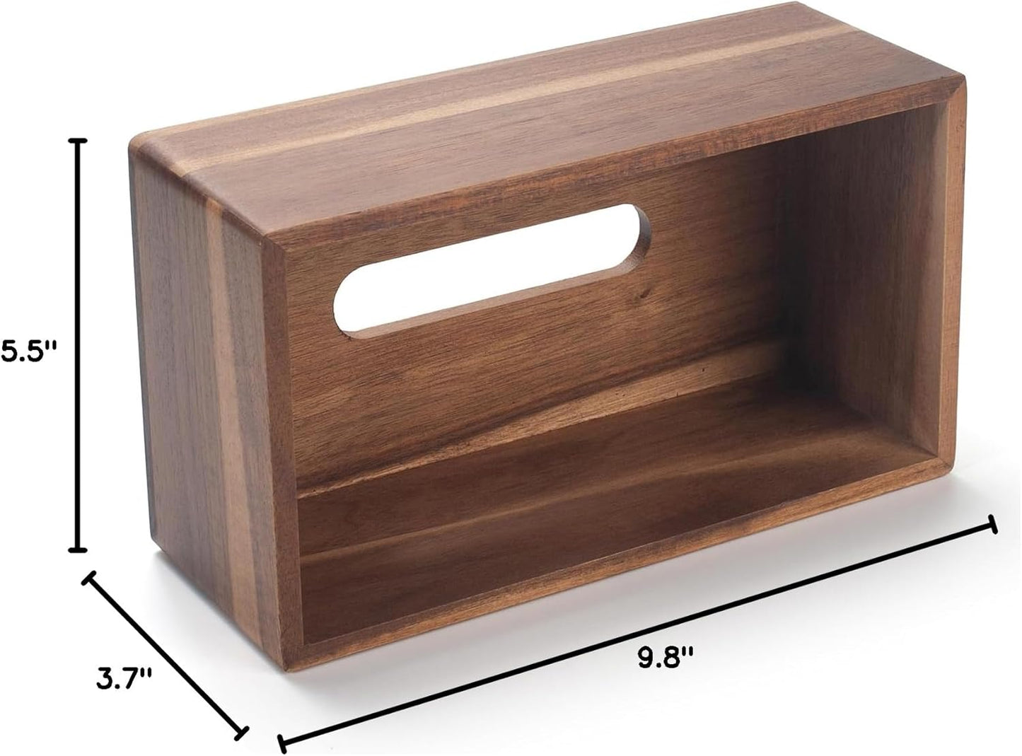 Wood Tissue Box Holder / Set of 2