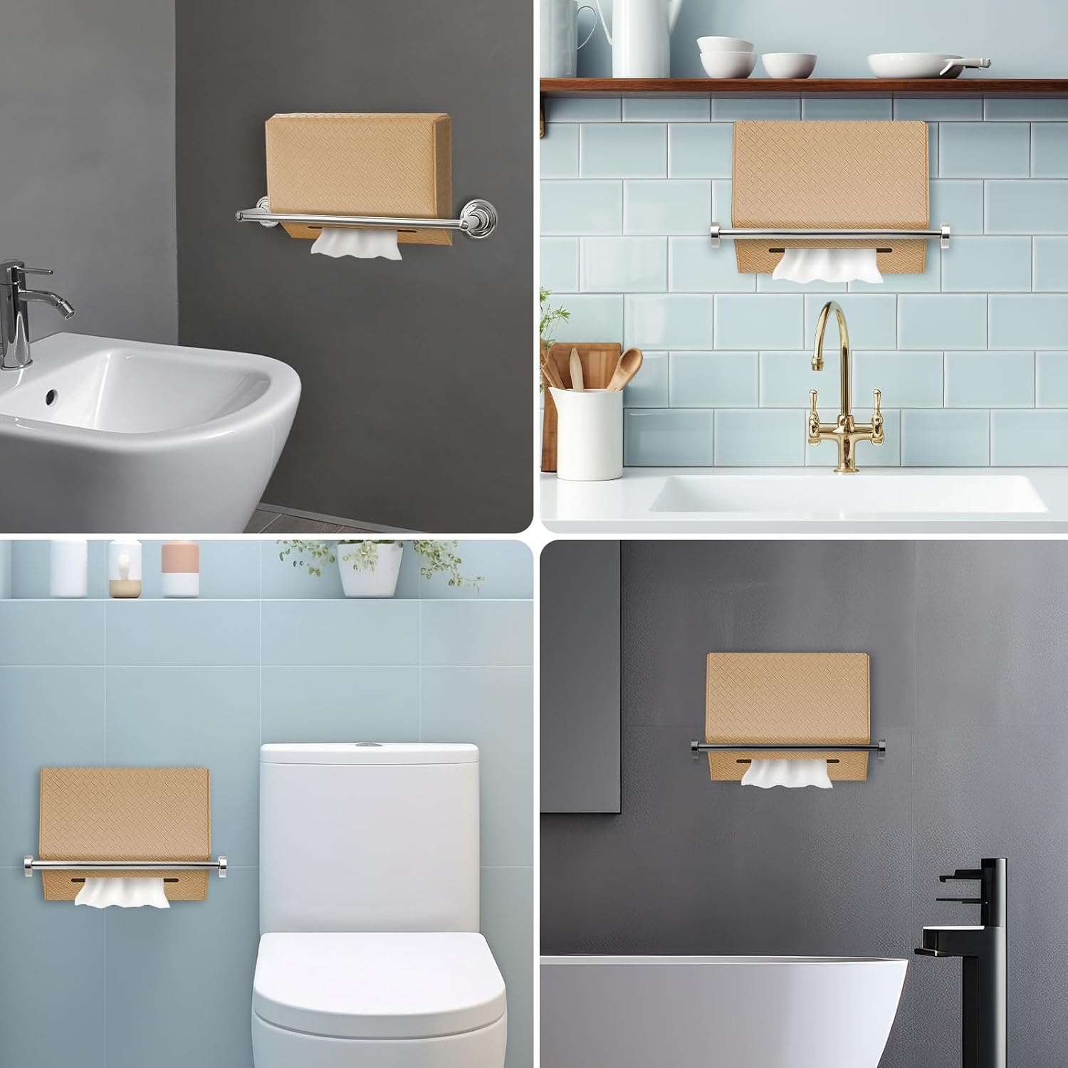 Versatile for Countertops and Towel Racks / Khaki