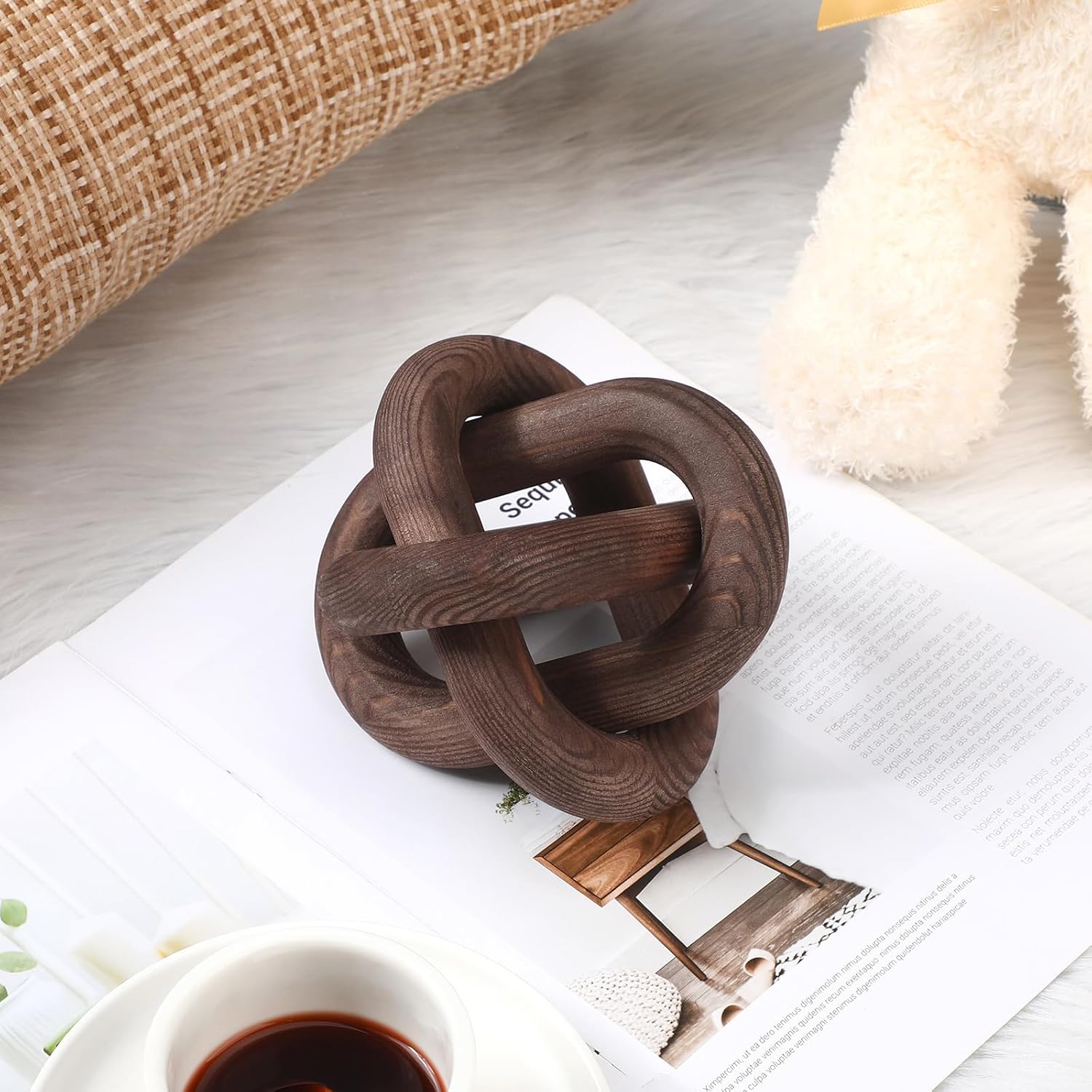Boho Chain Link / Black Walnut
