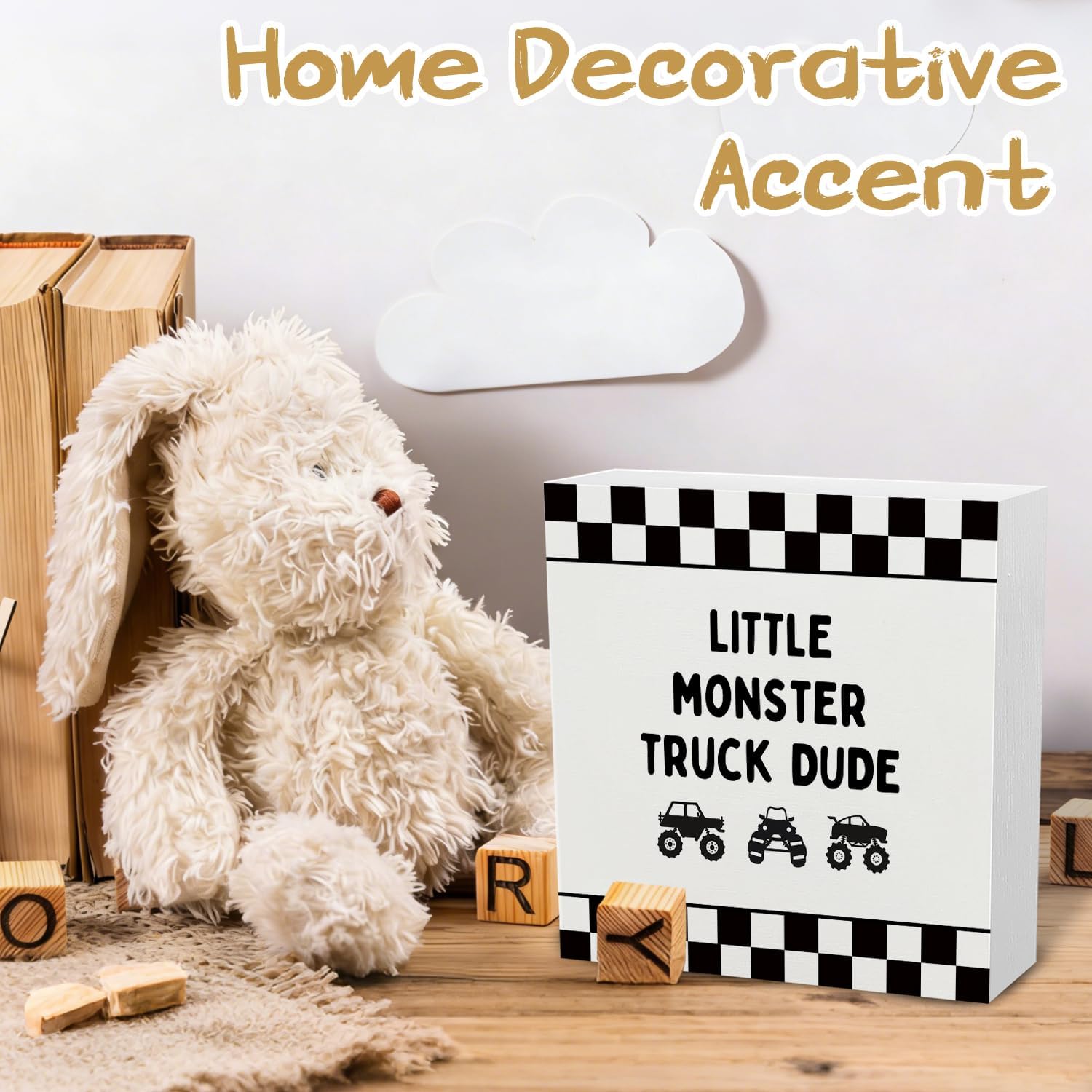 Monster Car Decoration / Truck / Black