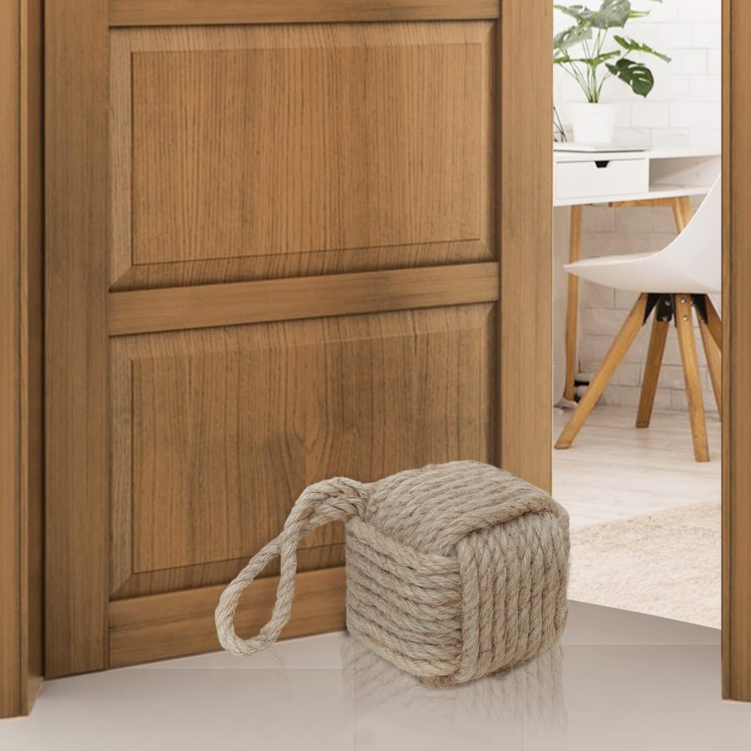 Jute Weighted Interior Doorstop / Jute Knot 5