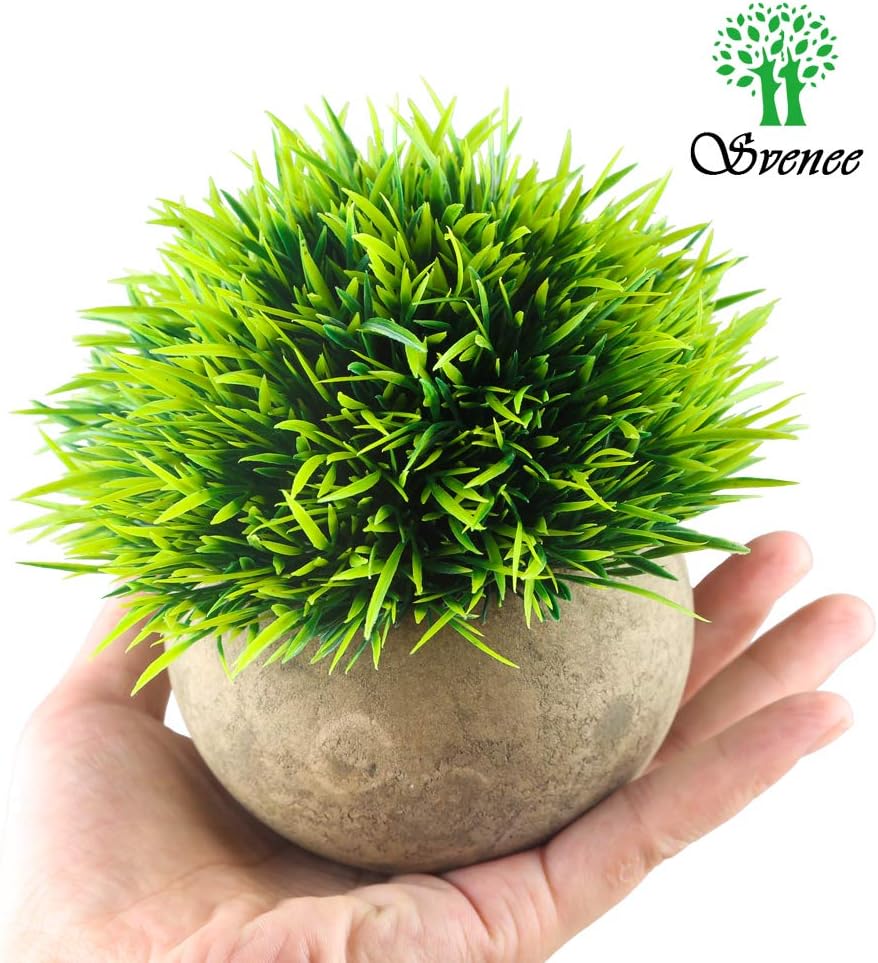 Mini Artificial Plants / Green / Set of 2