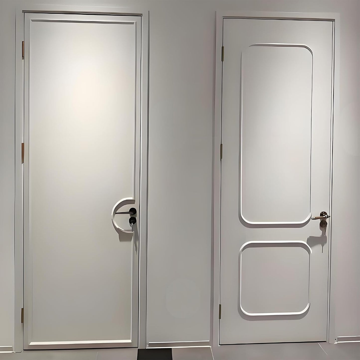 Flexible Self Adhesive TPE Molding for Door Frame / Matte White / 20FT x 0.78 / 20 Inch