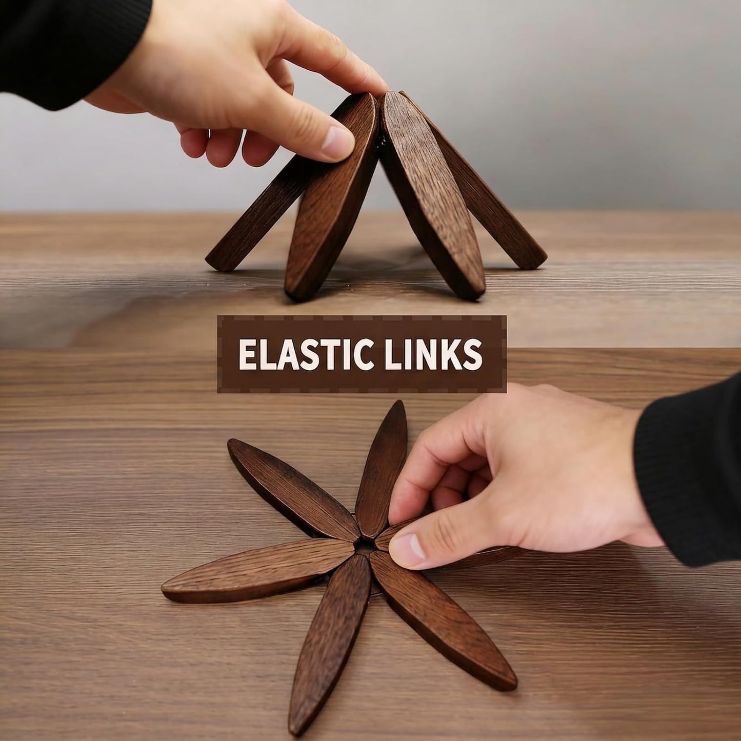 5 Trivets + 1 Stand / Natural