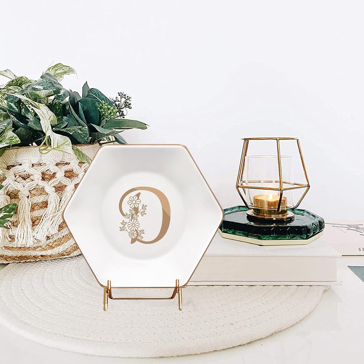 Ceramic Ring Holder / D / White