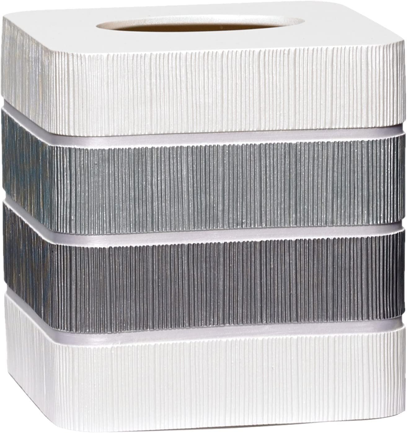 Modern Line Stylish Tissue Box Holder / Modern Line White