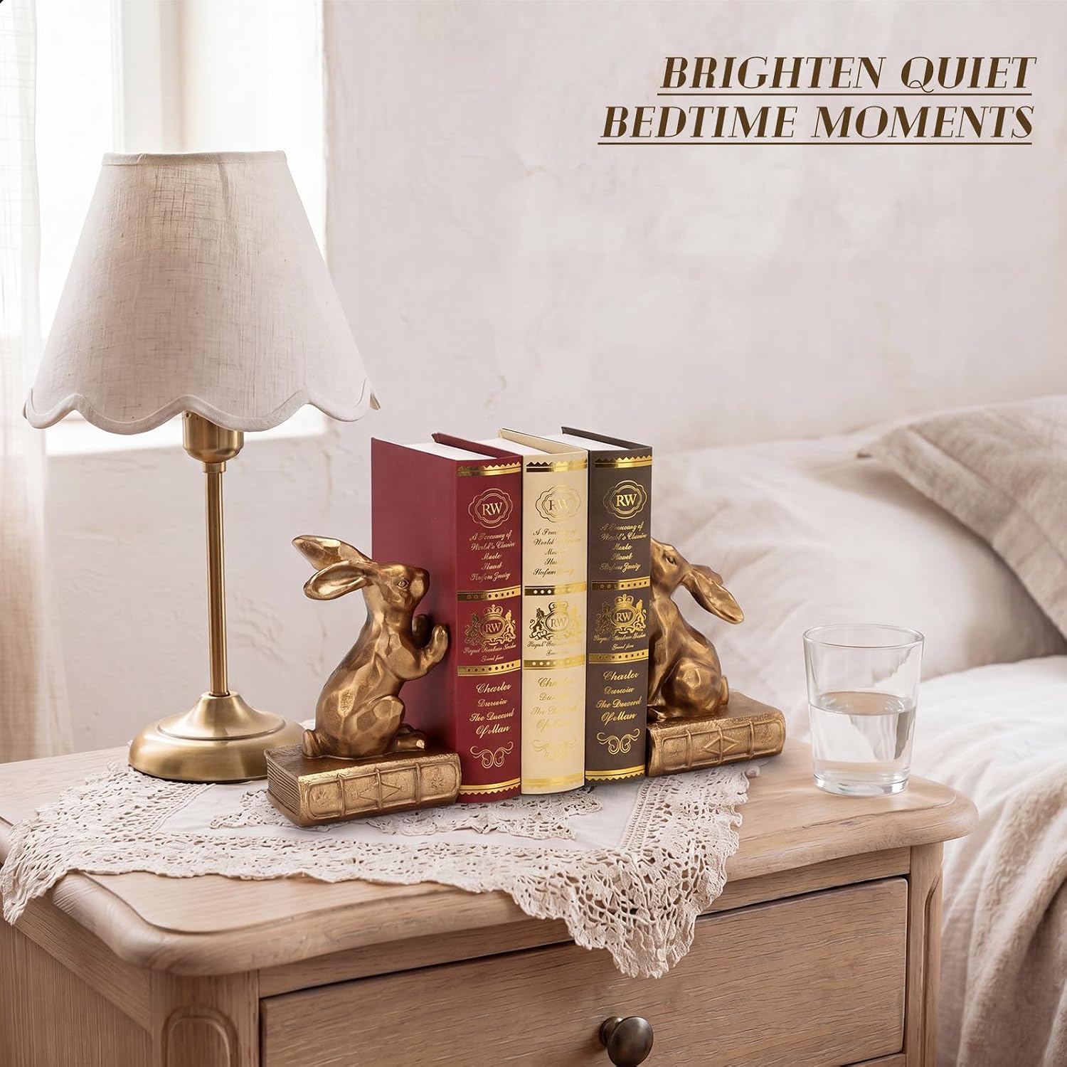 Decorative Bookends / Rabbit / Set of 2
