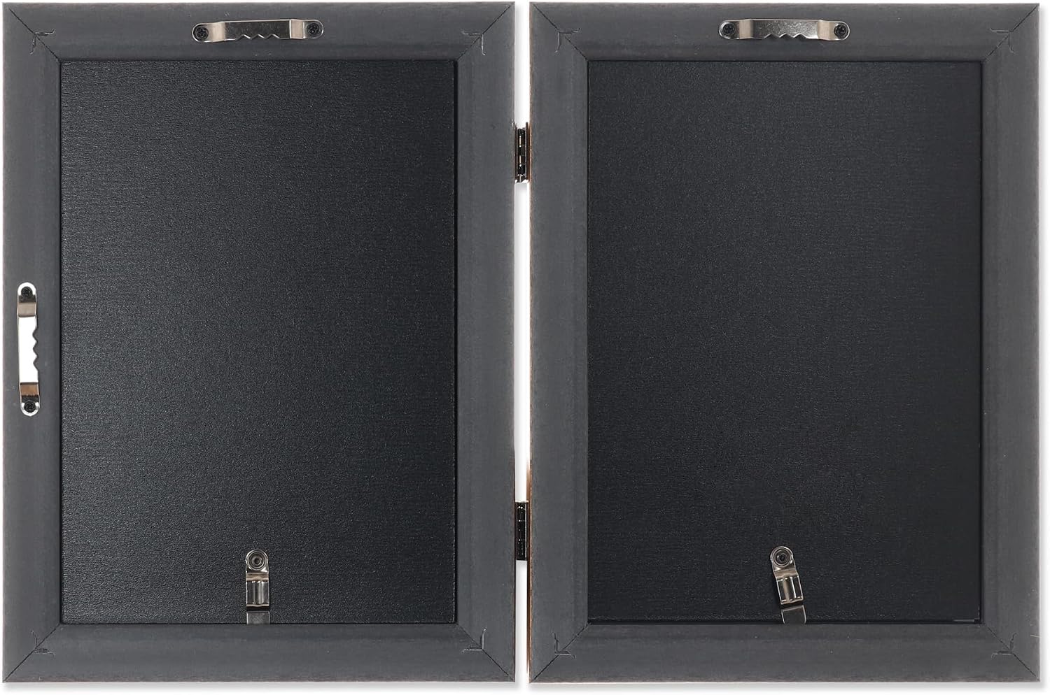 Lawrence Frames 5x7 Hinged Double Sutter Burnished Gold Picture Frame