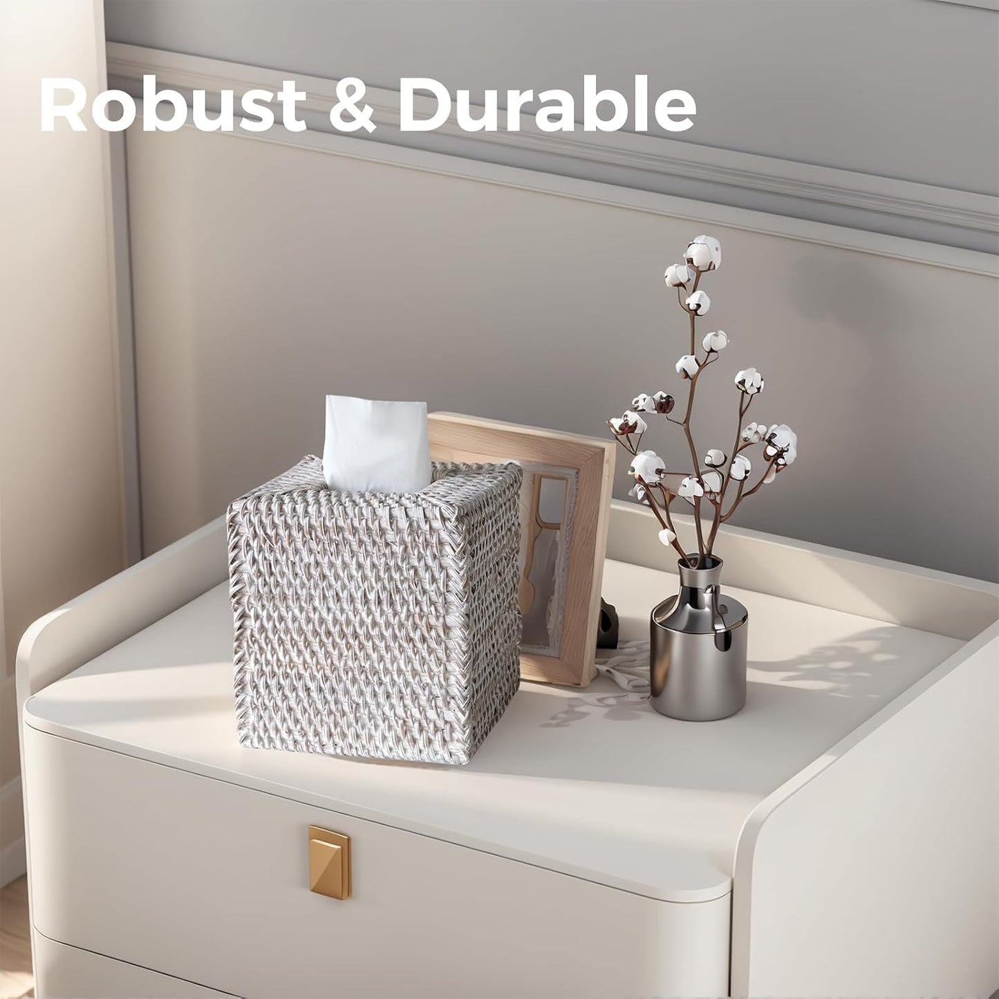 Wicker Tissue Holders / Single