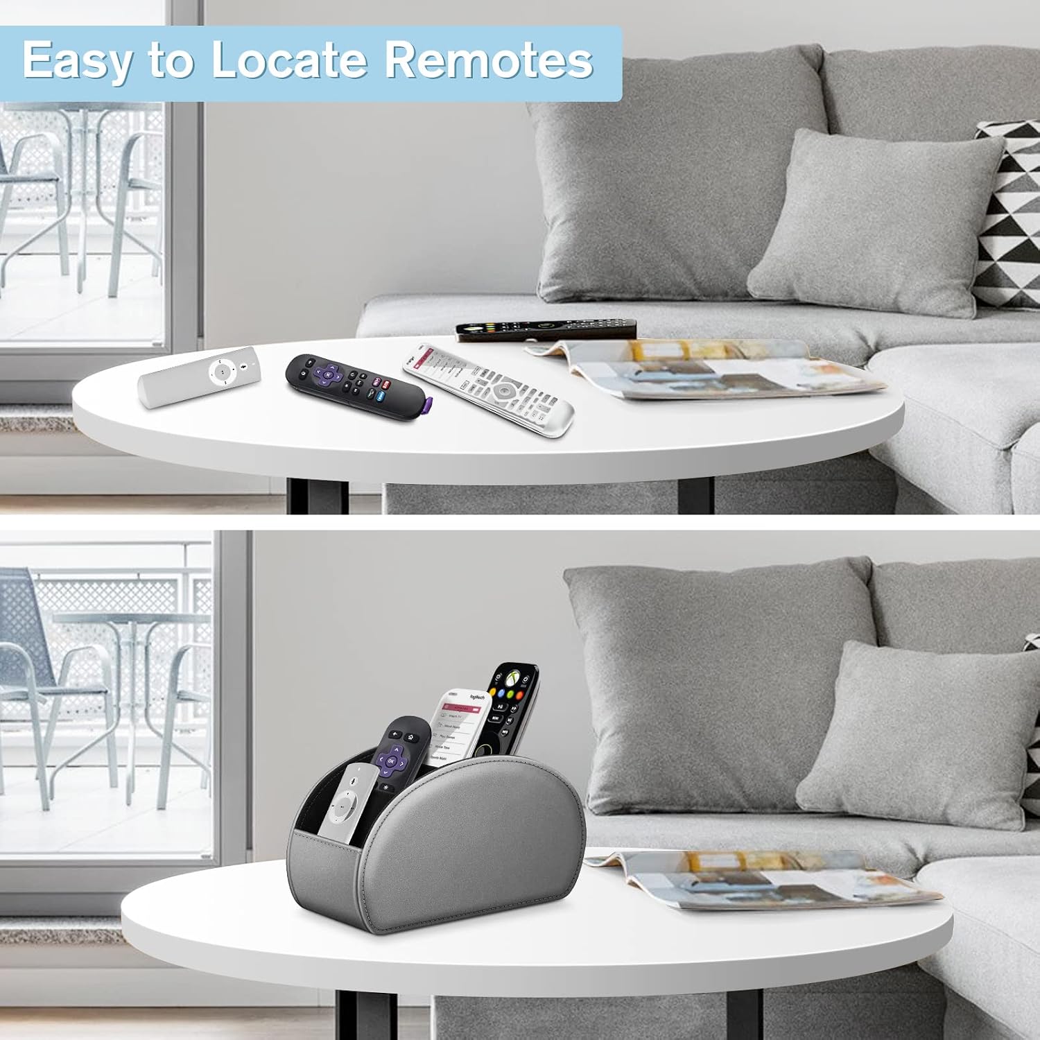Remote Control Holder / Silver Gray