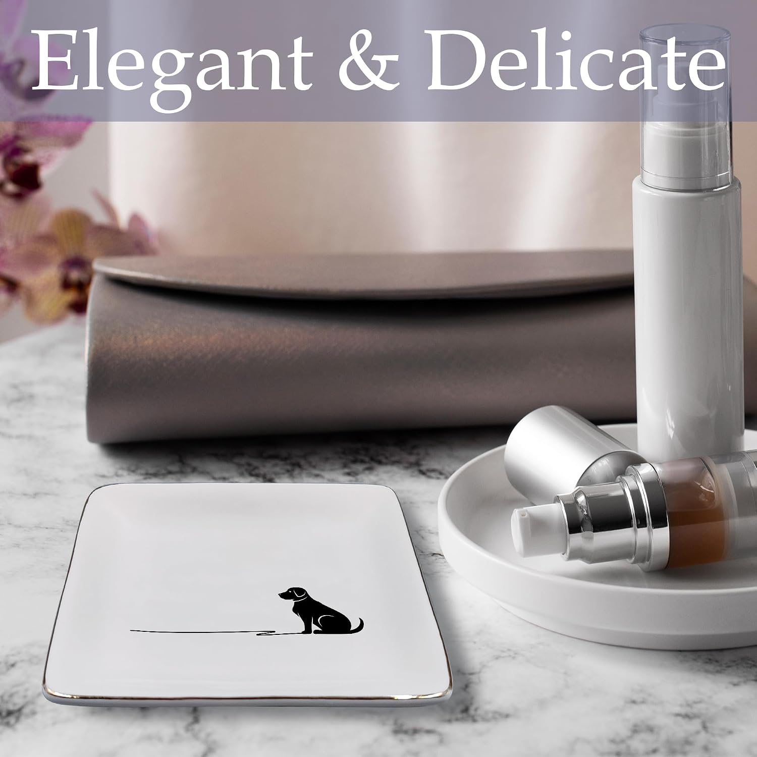 Ceramic Jewelry Tray for Rings & Earring / Labrador