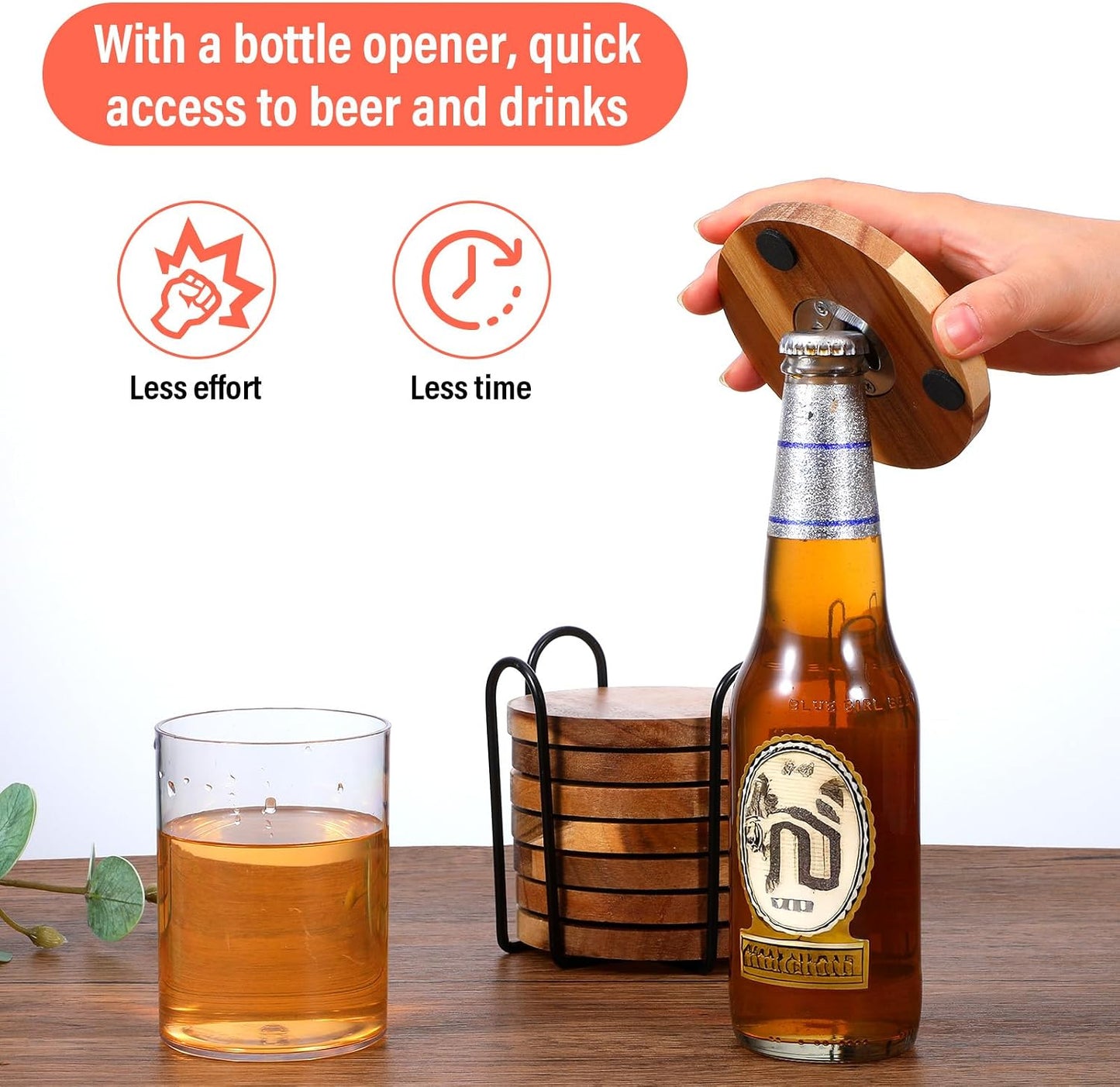 Bottle Opener Holder / Set of 8