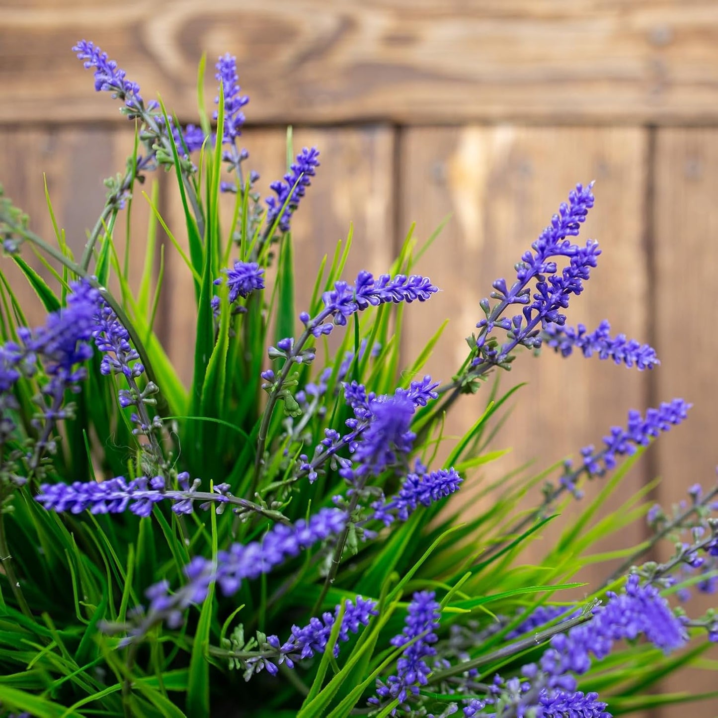 Artificial Fake Outdoor Plants Flowers for Decoration / Purple