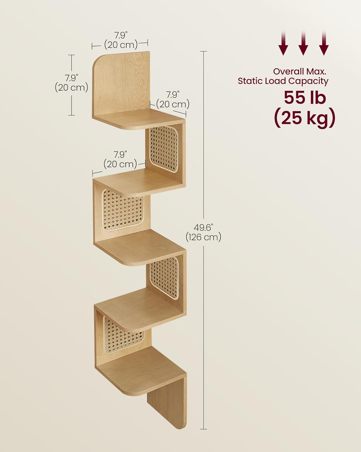 PVC Rattan Sides / Oak Beige