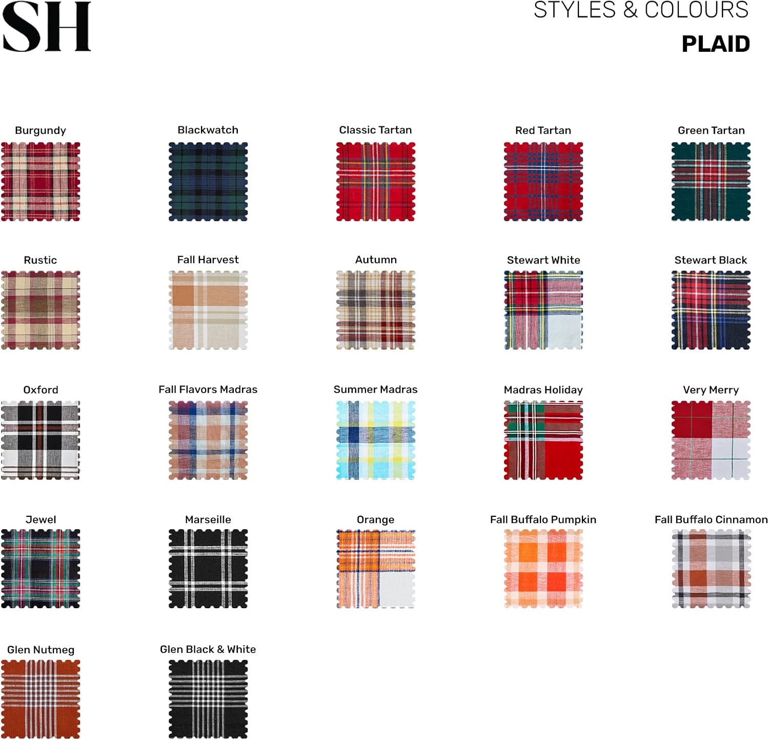 Solino Home 100% Pure Linen Placemats Merry Plaid, 14 x 19 in, Set of 4 | Very Merry Plaid Place Mats place settings