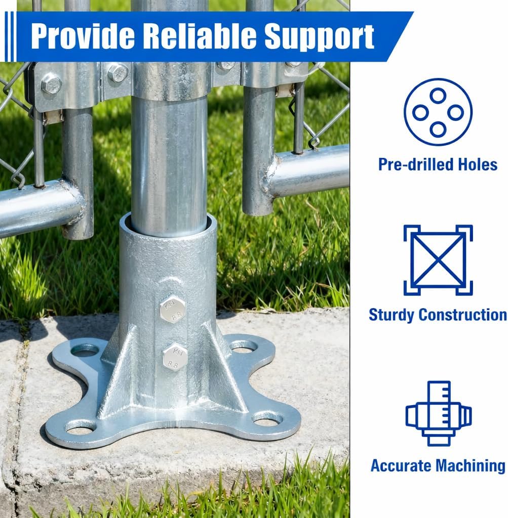 Round Post Base / 2-1/2'' OD *2