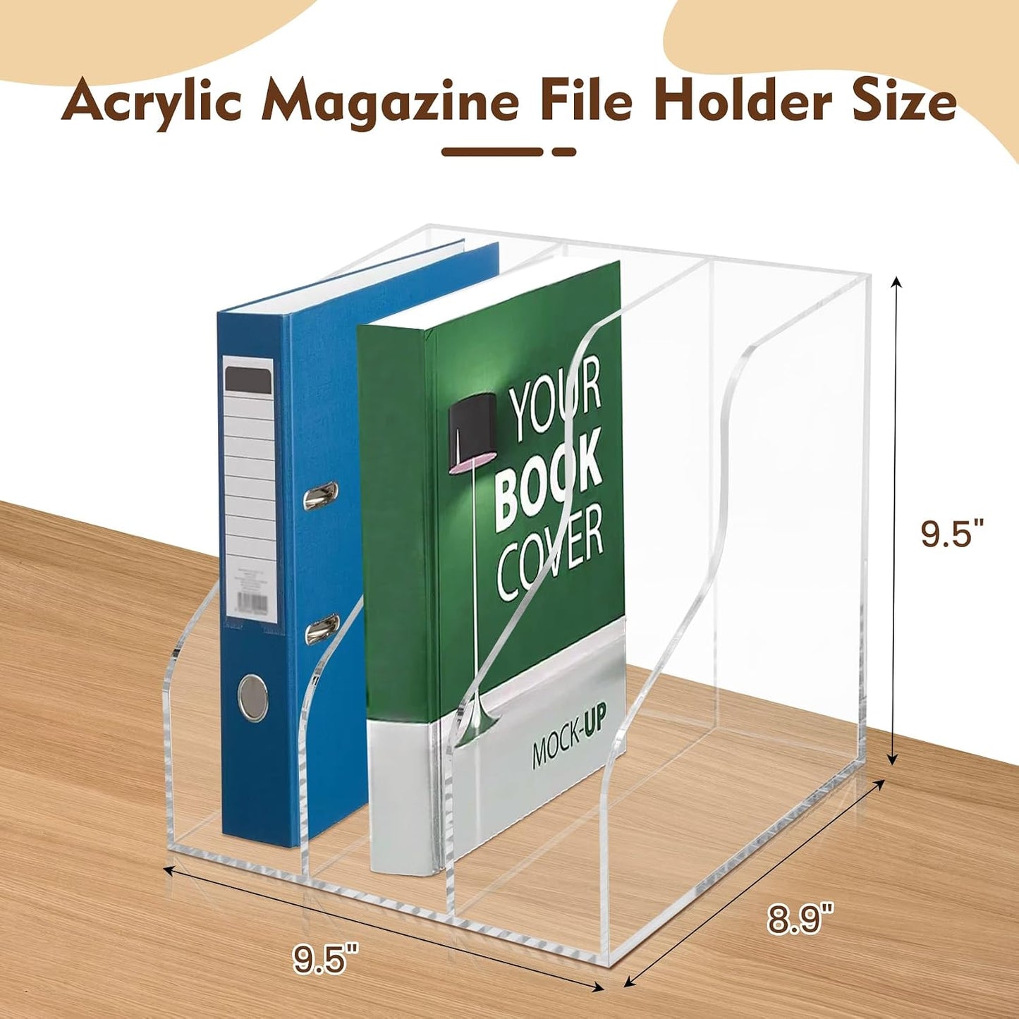 Acrylic Desk Organizer / A4 / Clear