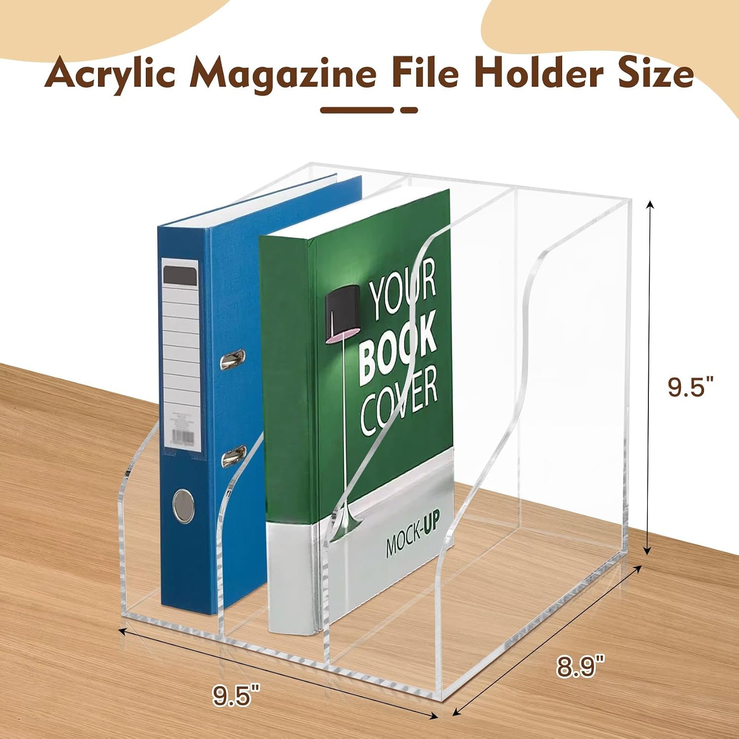 Acrylic Desk Organizer / A4 / Clear