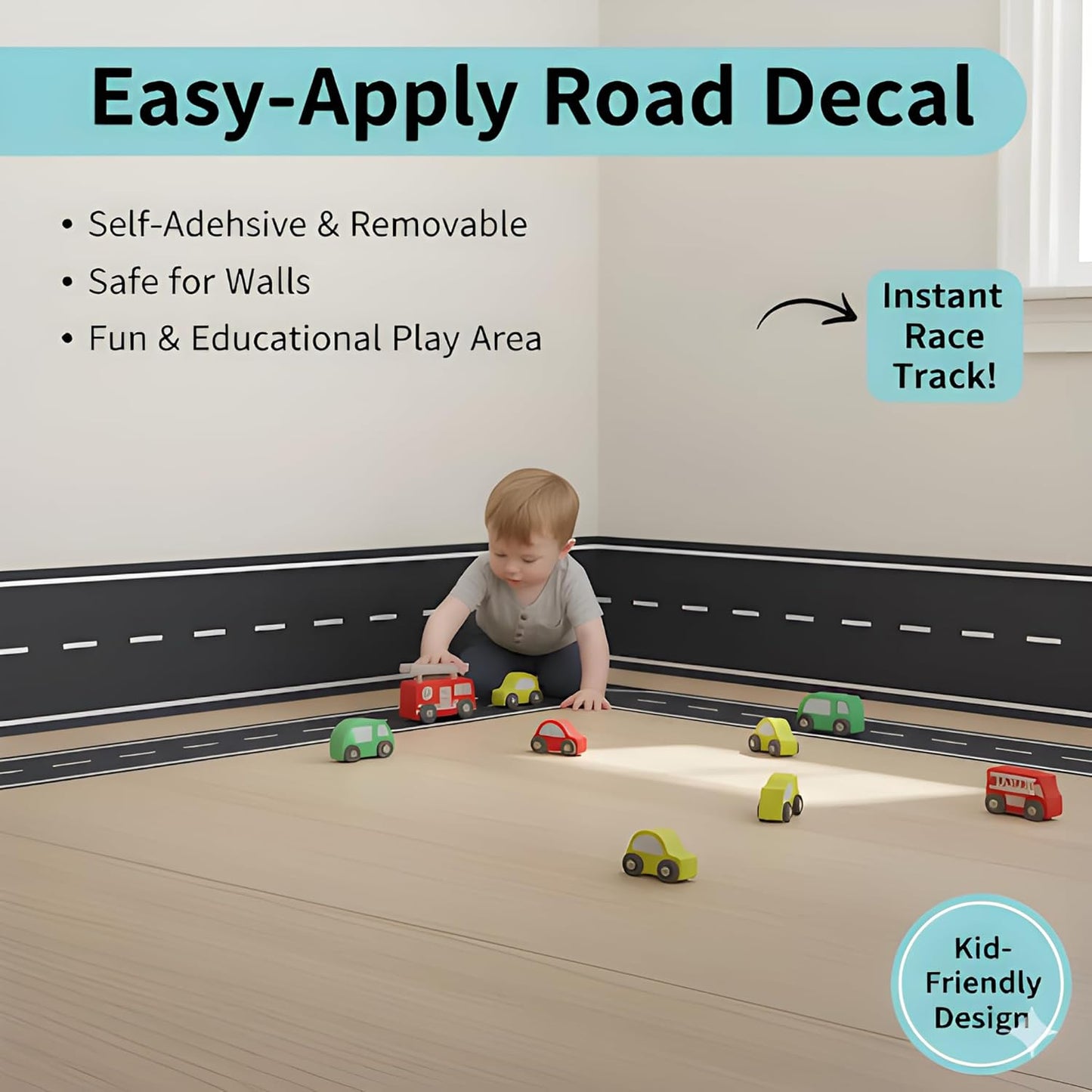 Removable Vinyl Stickers / 138 Inch