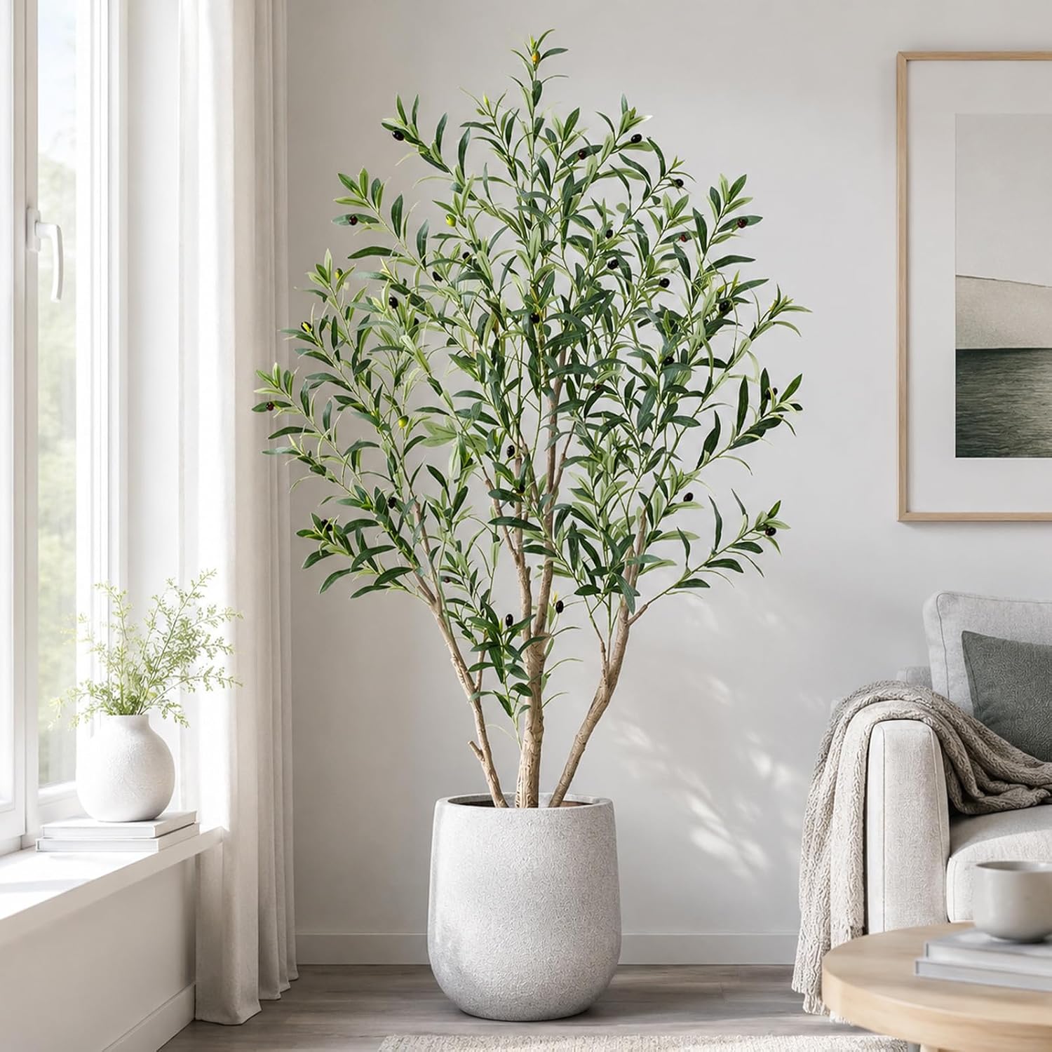 Tall Faux Tree / Olive / 5ft / 5 Inch