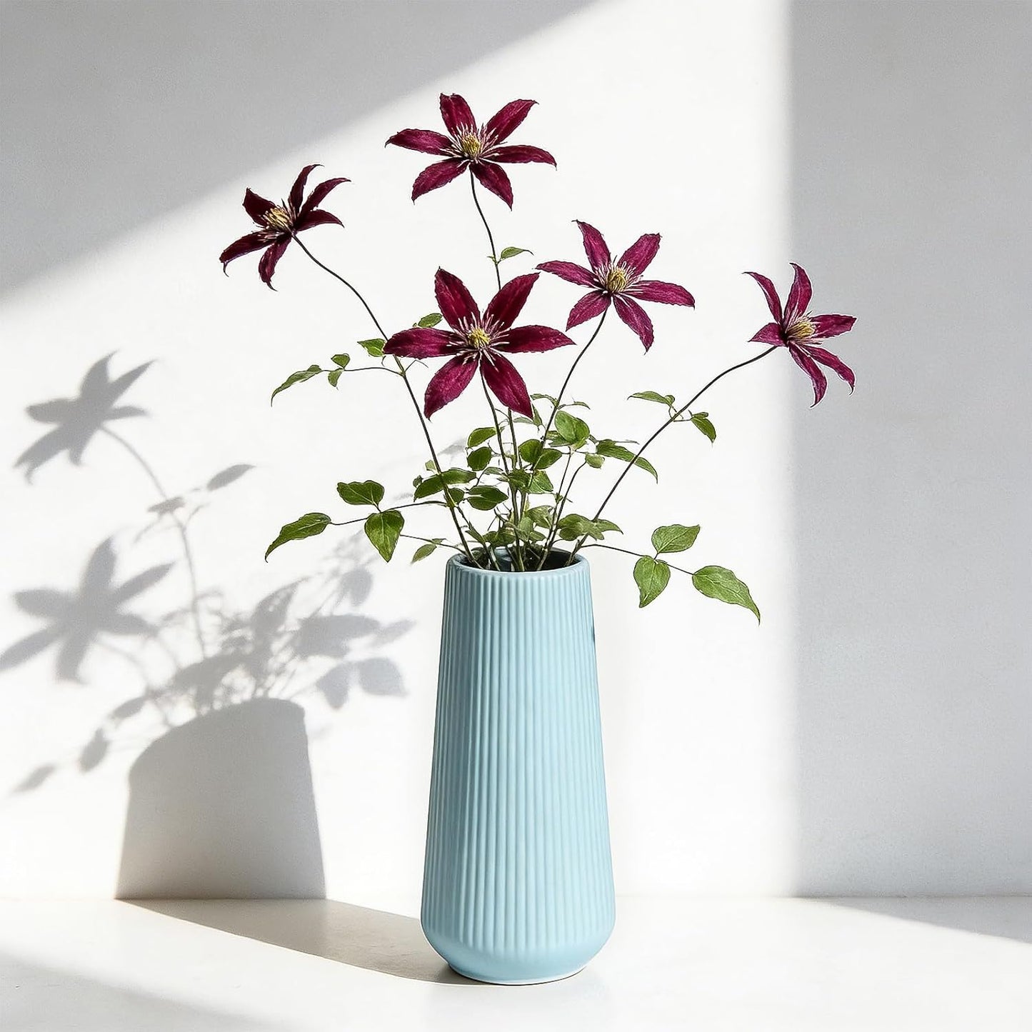 Ceramic Vase for Pampas Grass / Blue