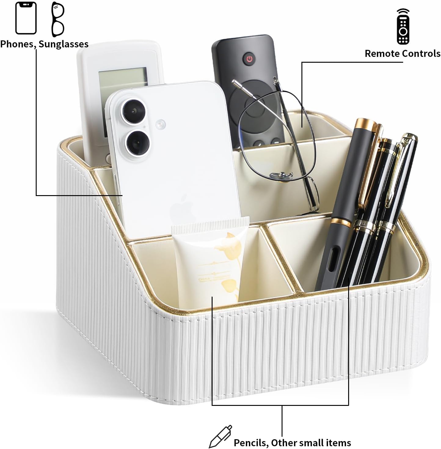 Remote Control Holder / White