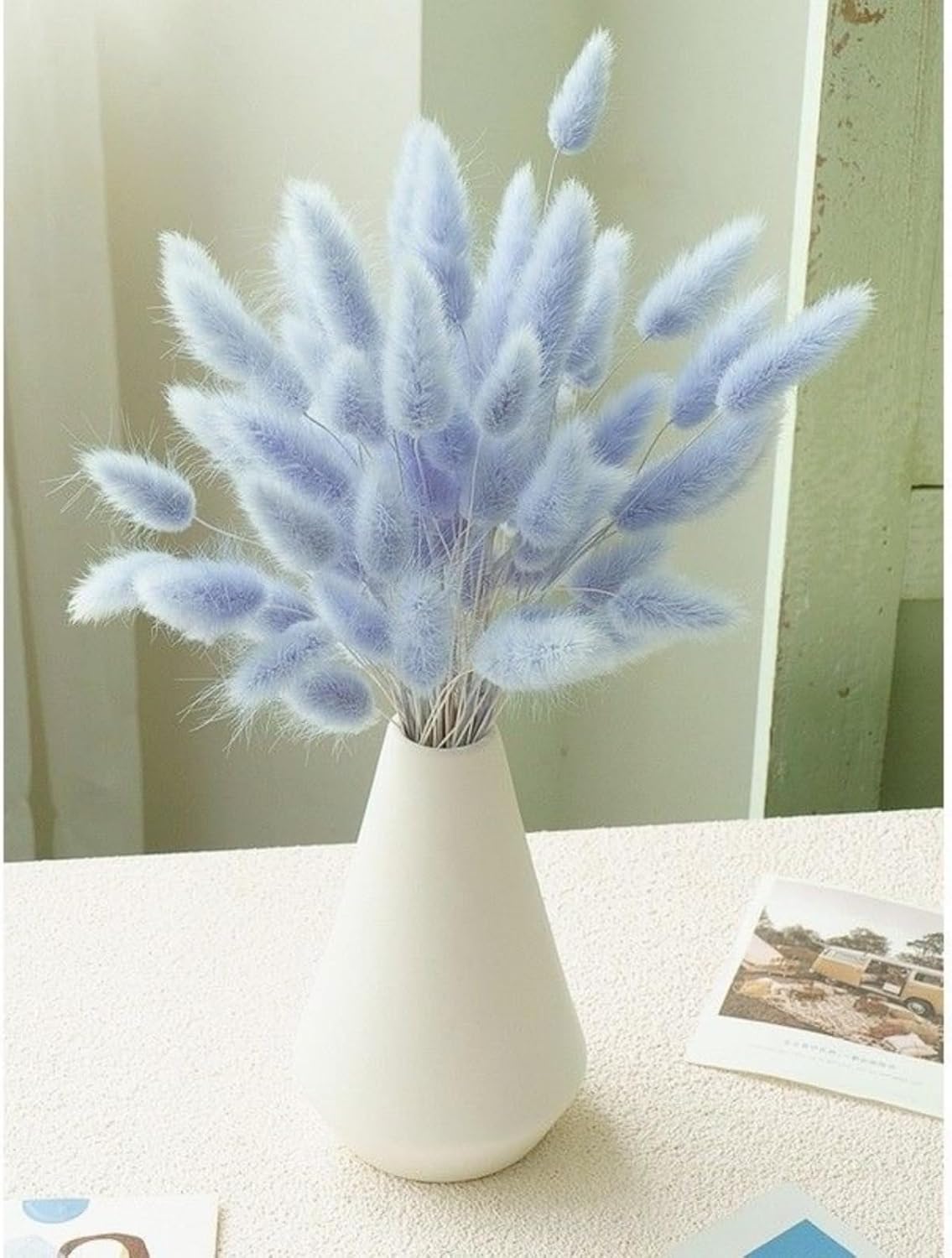 Dry Flowers for Decoration / Blue / Set of 120