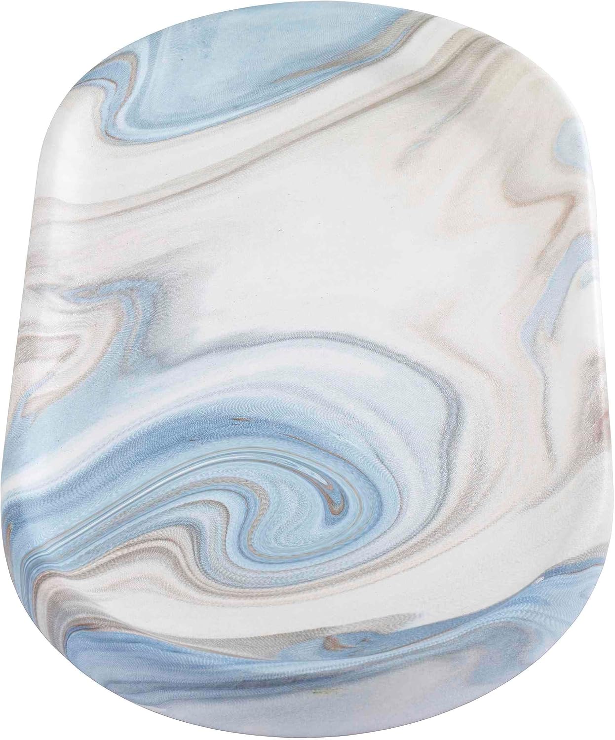 Vanity Tray / Guest Bathroom Essentials / 1 x 10.4 x 1 / Blue
