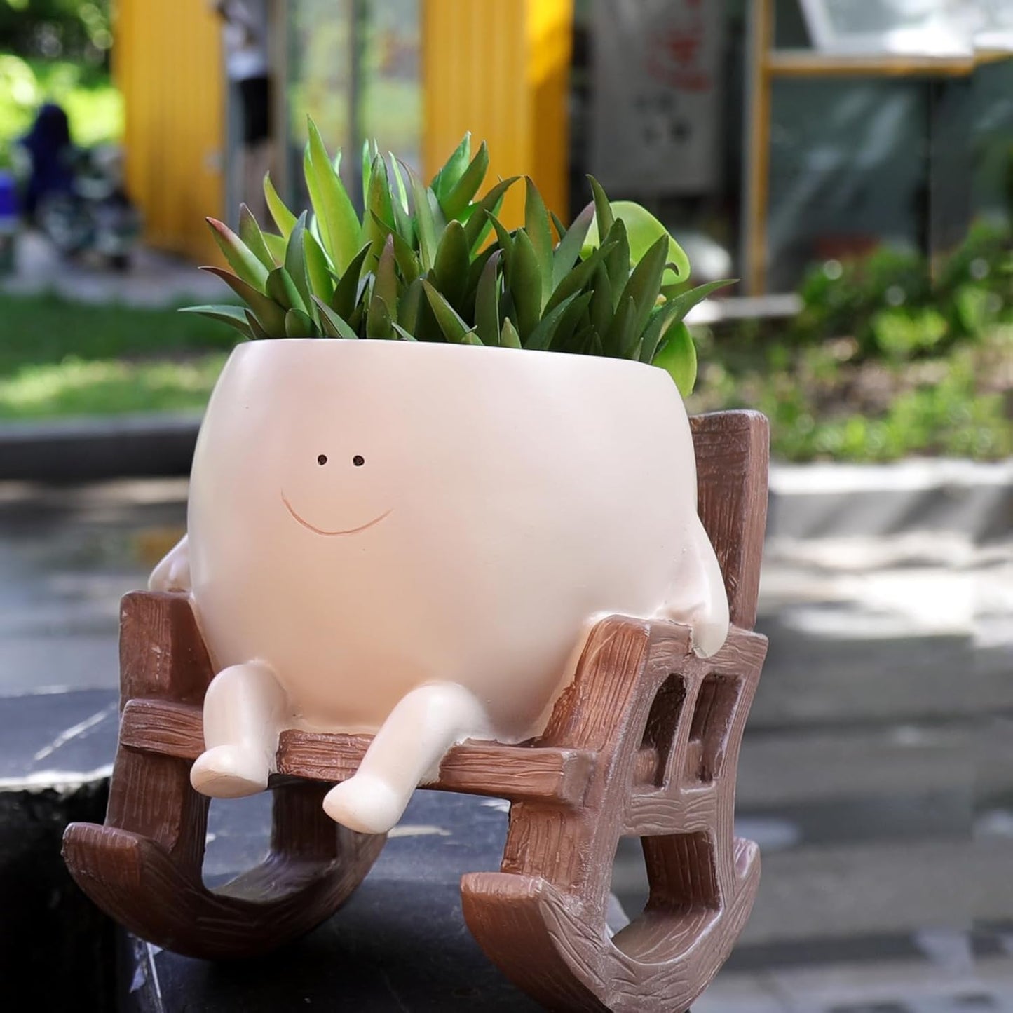 Plant Pots Smiley Face Planter Funny Flower Pot / Small