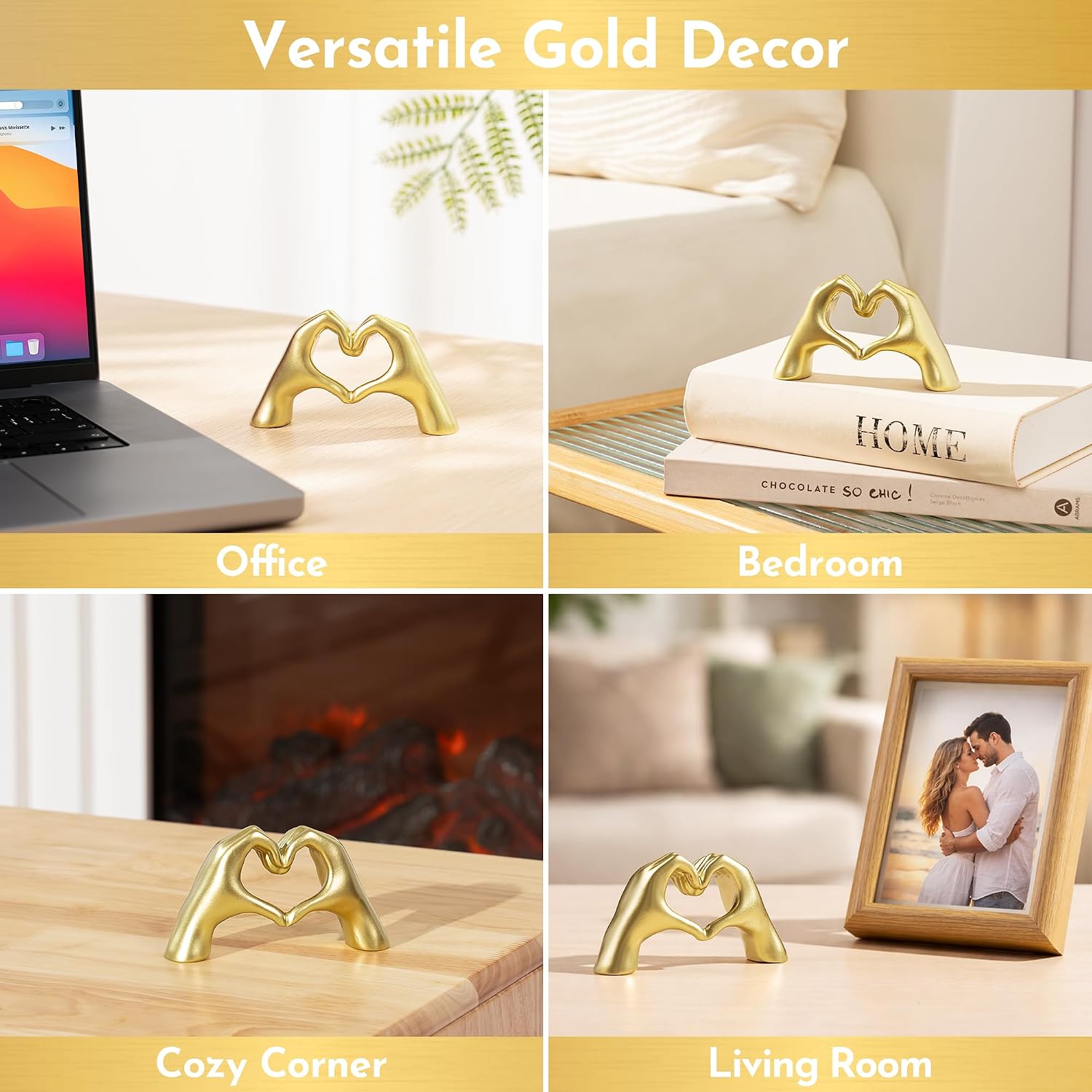 Decor Living Room / Gold / Small