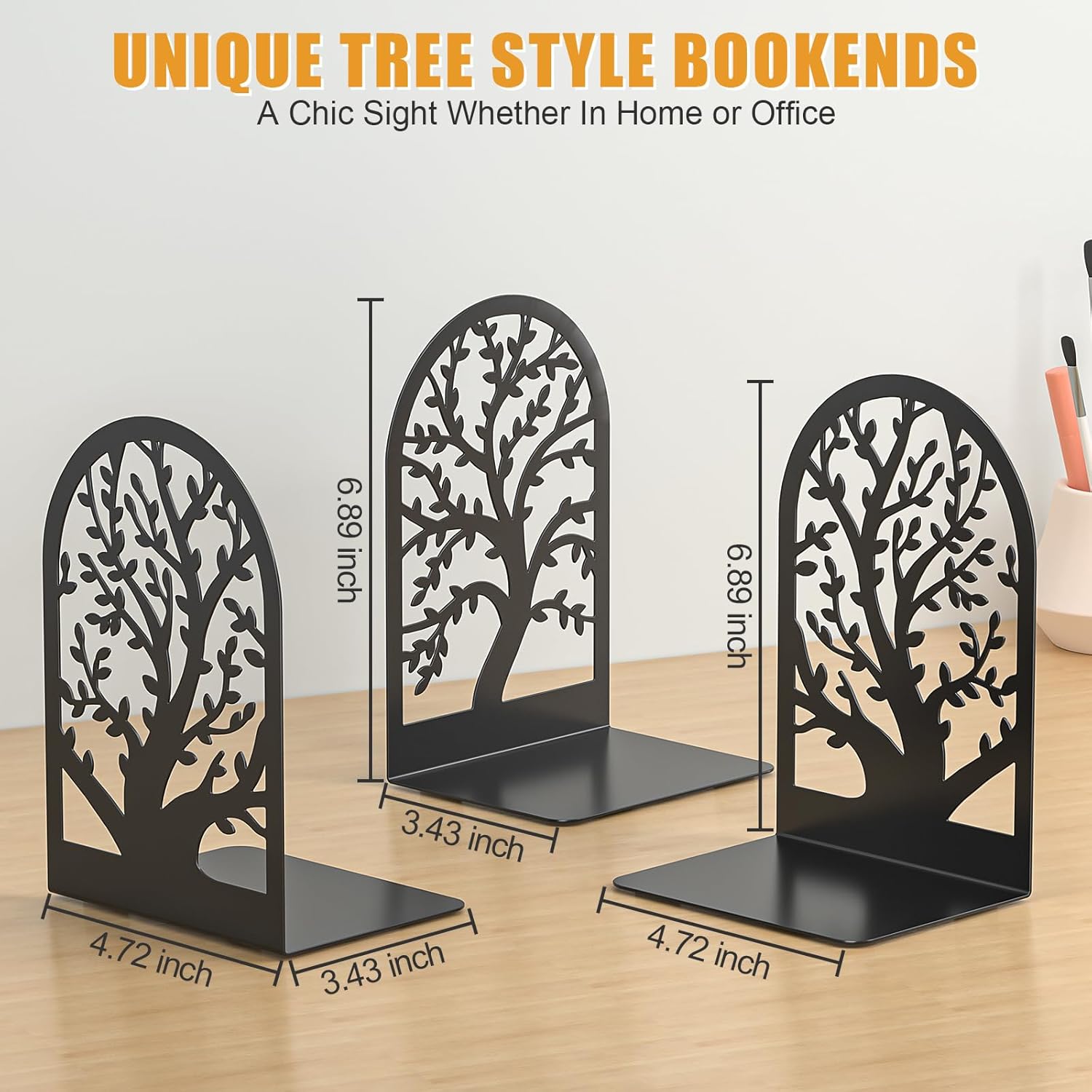 Bookends / Bookend 3 Pairs / 3 Pairs Tree Style Bookends