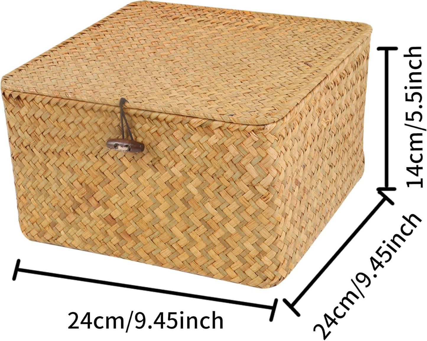 Wicker Shelf Baskets / Medium / Natural