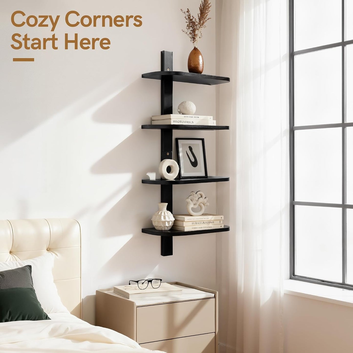 Floating Shelves / Black