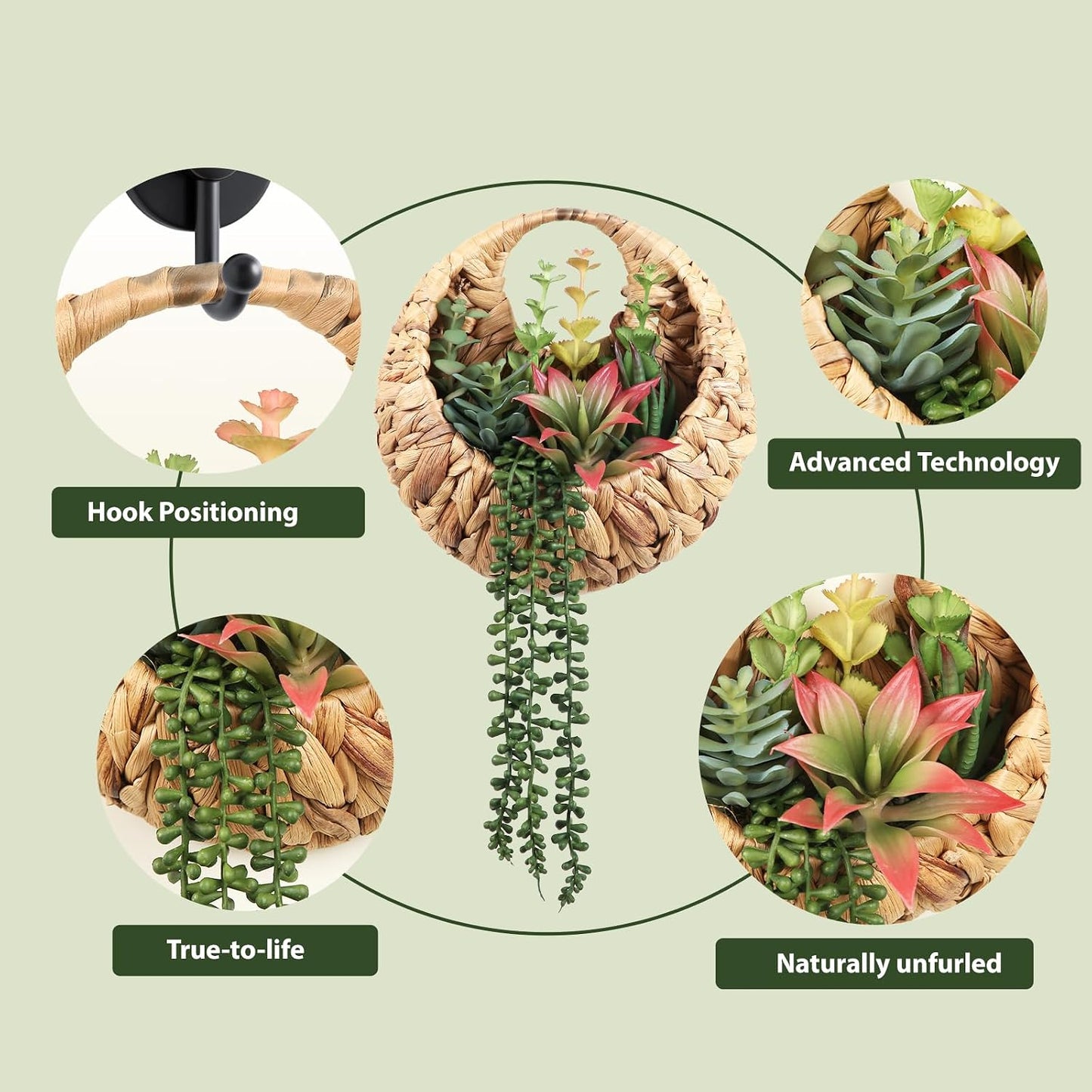 Faux String of Pearls Greenery Plants